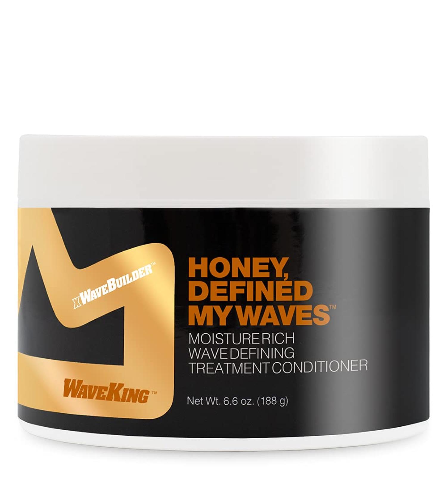 Wave King x Wavebuilder Honey - Moisture Rich Wave Defining Treatment Conditioner for Defined Waves | International Shipping - Buy Online on GoSupps.com