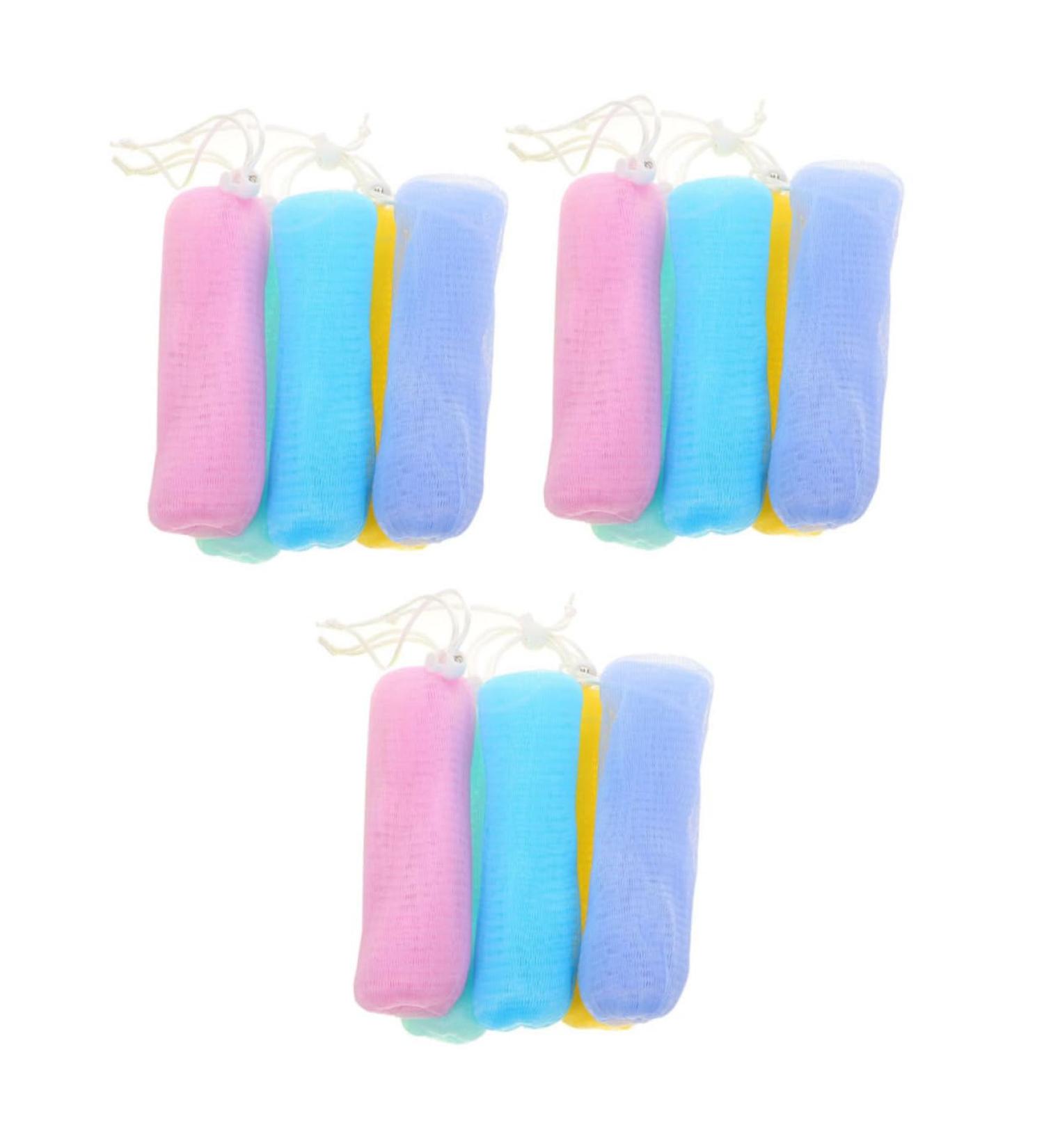 BIUDECO 15pcs Foaming Soap Soap Foaming Soap Exfoliating Foam Soap Pe Network 14.5x5cm As Shown - Buy Online on GoSupps.com