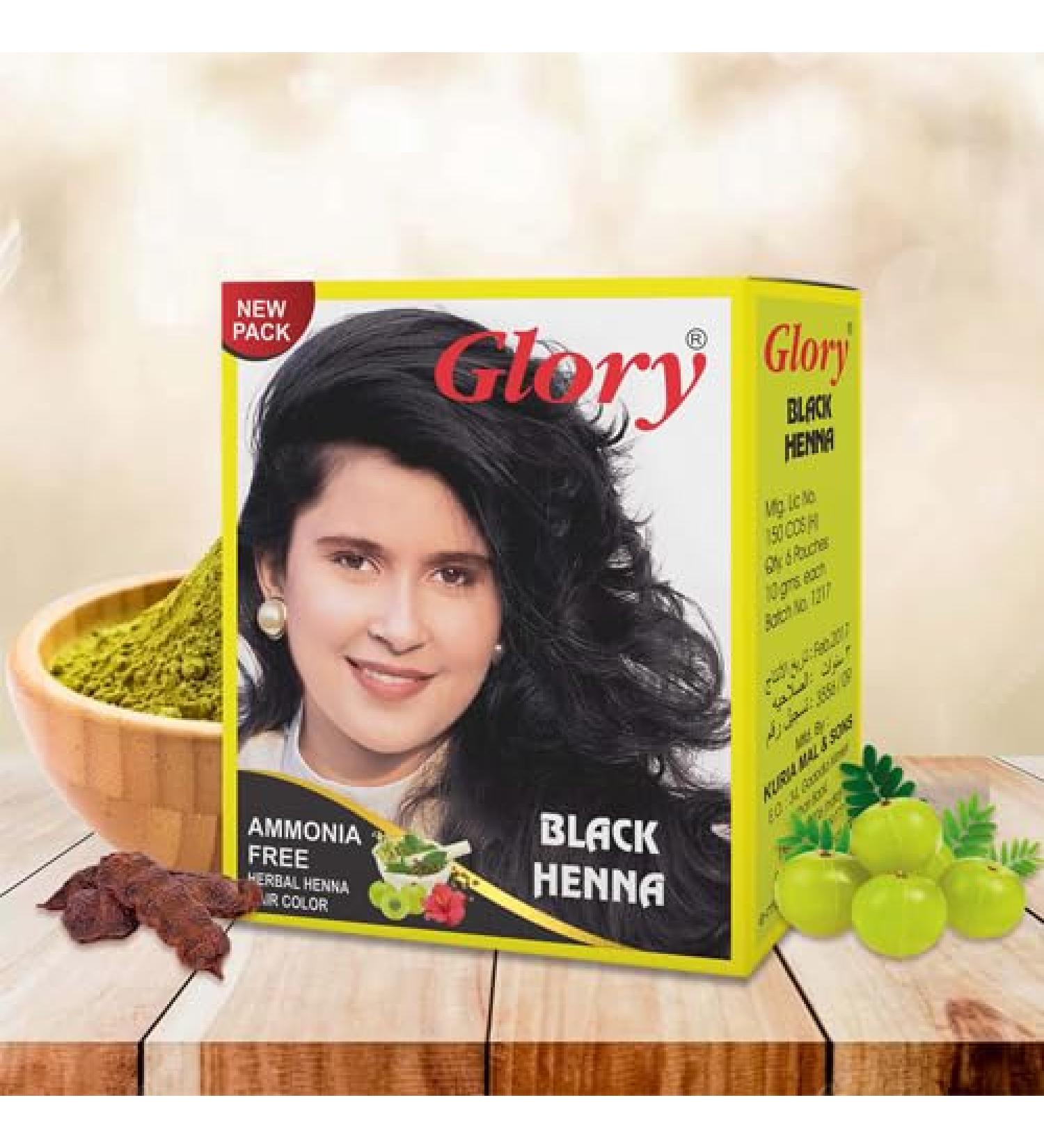 Buy Henna Glory 10g Black Sachet - Premium Quality Henna for Stunning Hair & Body Art | Worldwide Shipping - Buy Online on GoSupps.com