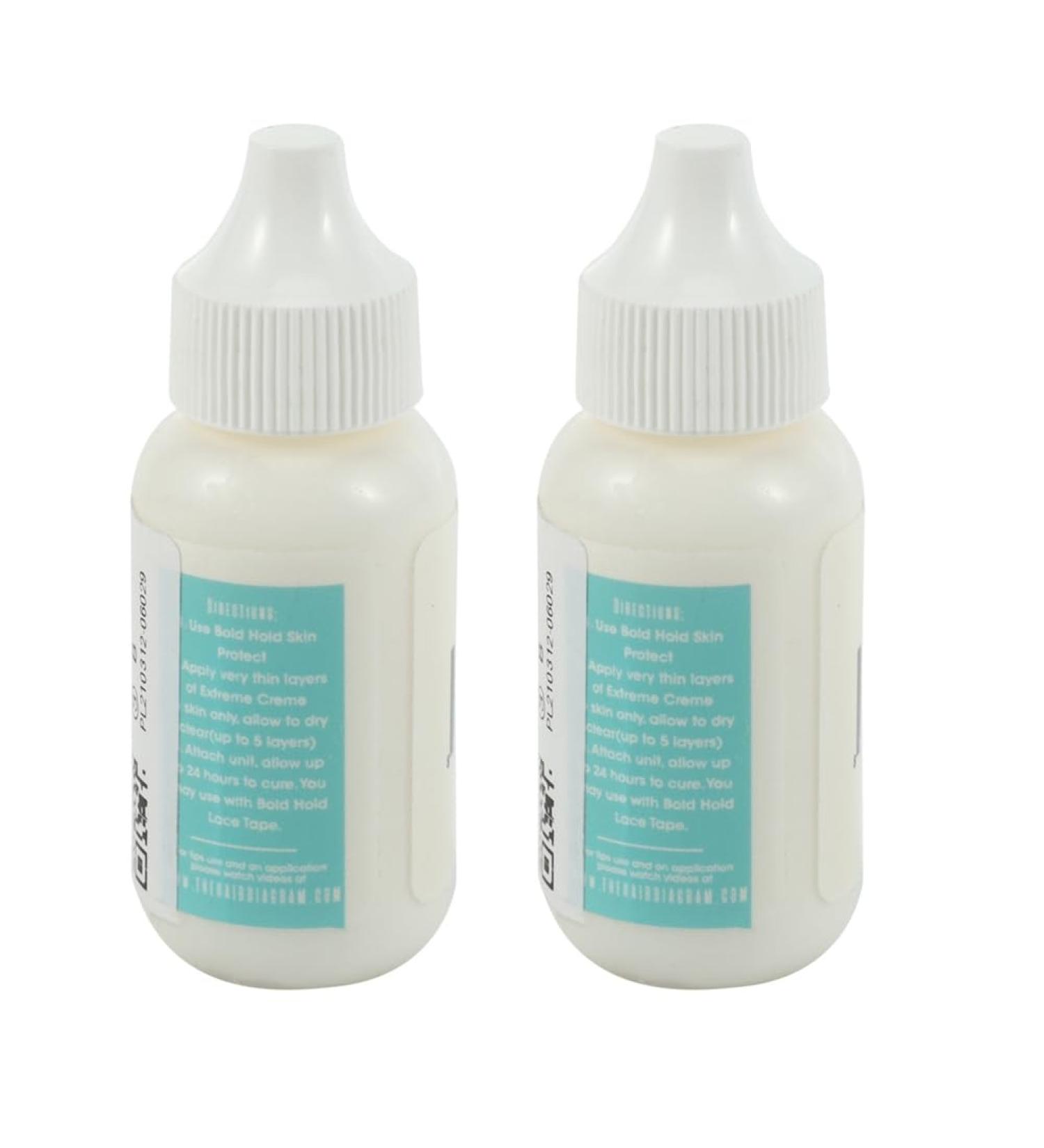 Vadillo 2X Lace Wig Cap Toupee Adhesive Glue Hair Replacement Adhesive Extra Moisture Control Lasting Wig Glue for Wigs 38ML - Buy Online on GoSupps.com