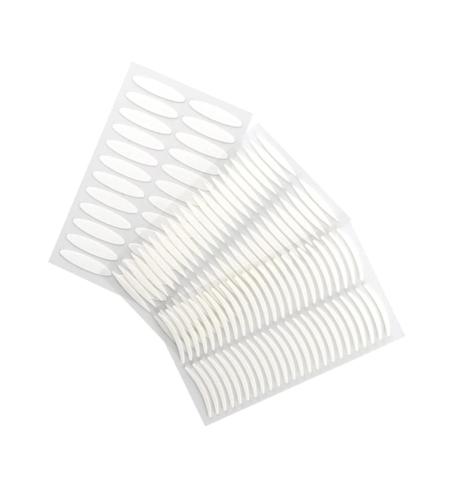 Beavorty Eyelid Tape Fiber 45 Sheets Double Side Tape Clear Double Sided Tape Clear Duct Tape Makeup Breathable Lace Eyelid Double Eyelid Stickers Size 1 White - Buy Online on GoSupps.com
