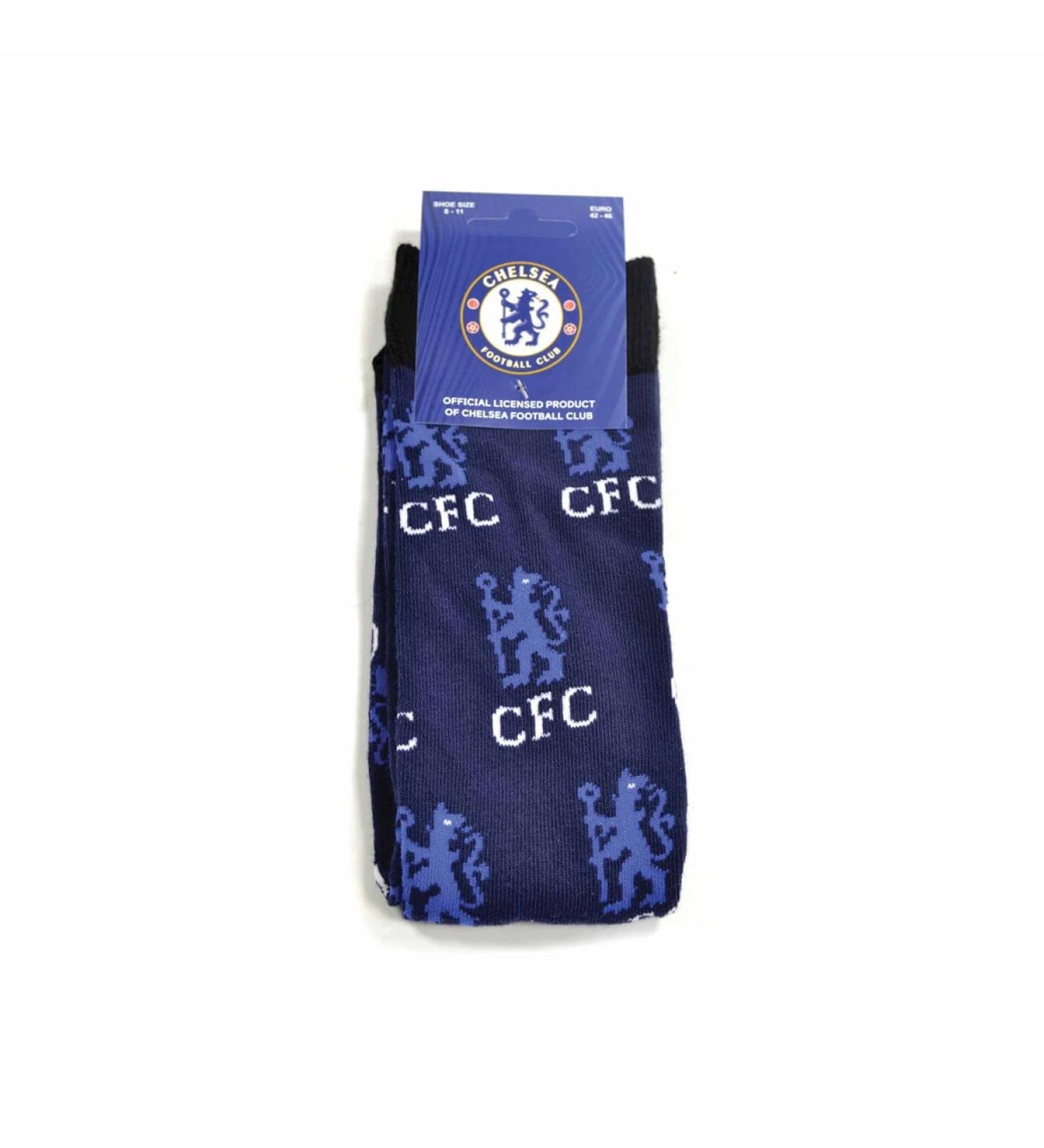 Shop Chelsea All Over Print Socks - Size 8-11 Navy | International Shipping Available - Buy Online on GoSupps.com