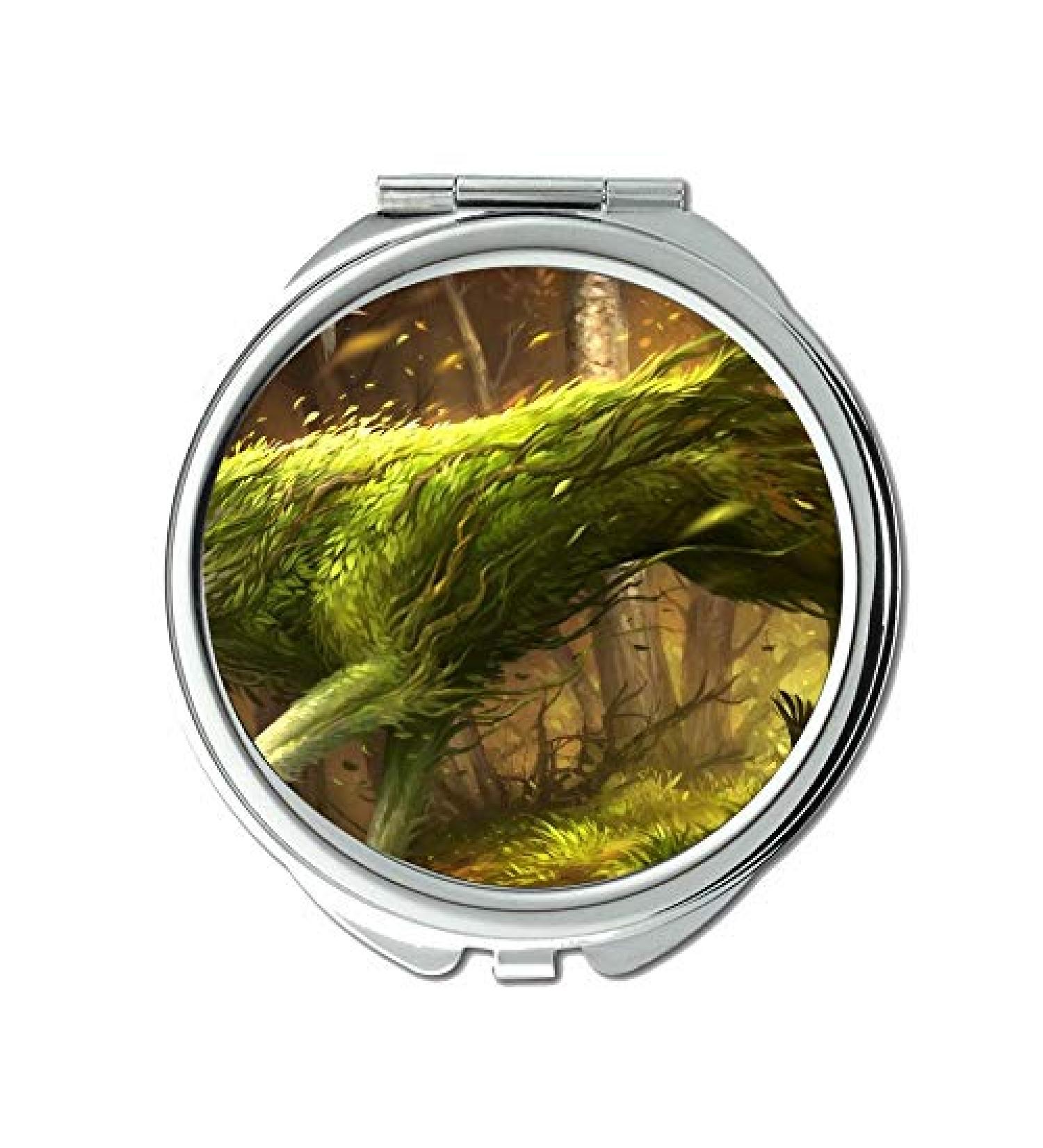 Yanteng Travel Mirror for Wolves | Magic Pocket Mirror with 1X & 2X Magnification | Perfect for Animal Lovers - Buy Online on GoSupps.com