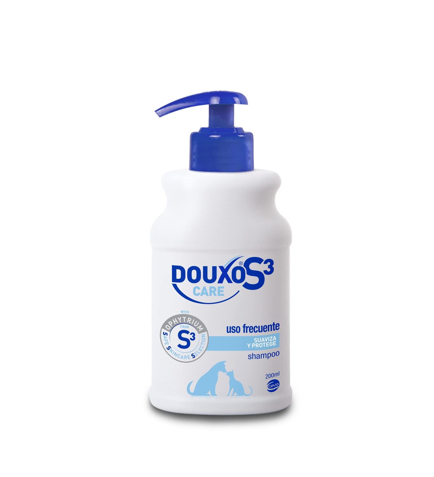 DOUXO S3 Care Shampoo for Dogs and Cats - Hygiene - Frequent Use - Softens and Protects - Hypoallergenic Fragrance - 200ml - Buy Online on GoSupps.com