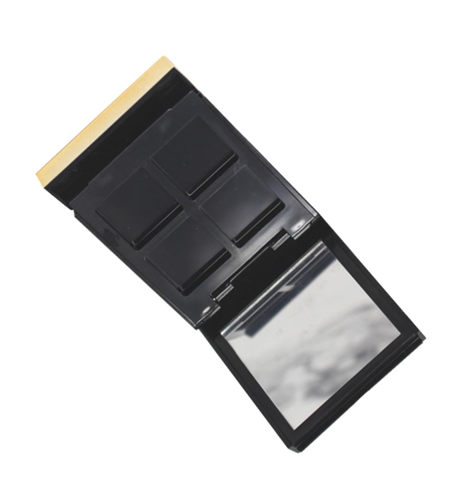 FRCOLOR 4grilles Palette de Fards Paupi res Vide Compartiments avec Couvercle Rabat et Miroir Bo tier Carr pour Ranger Pigments de Maquillage - Buy Online on GoSupps.com