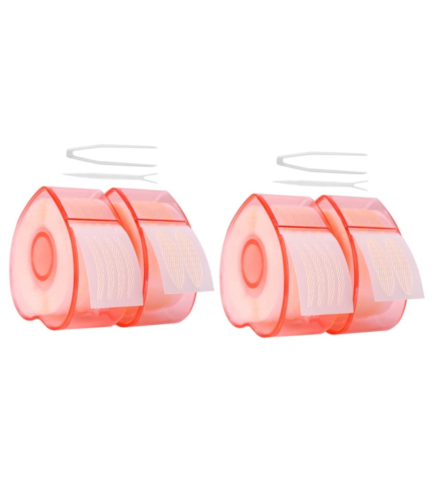 FOMIYES Tape 4 Rolls Double Eyelid Sticker Lifting Belt Eyelid Stickers Droopy Eye Lifter Strips Heart-shaped Double Eyelid Glue 1 count (Pack of 1) As Shownx2pcs - Buy Online on GoSupps.com