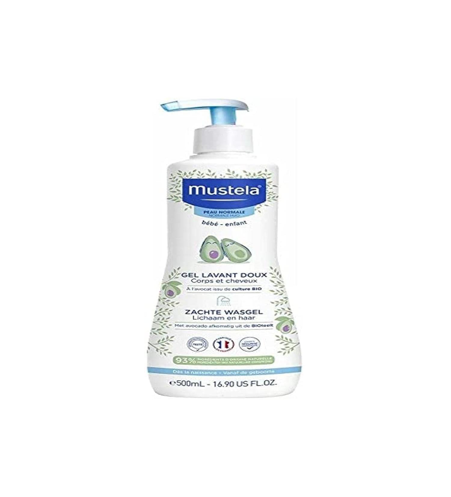 B b Gentle Cleansing Gel Hair And Body 500 ml Almond 500 ml (Pack of 1) - Buy Online on GoSupps.com