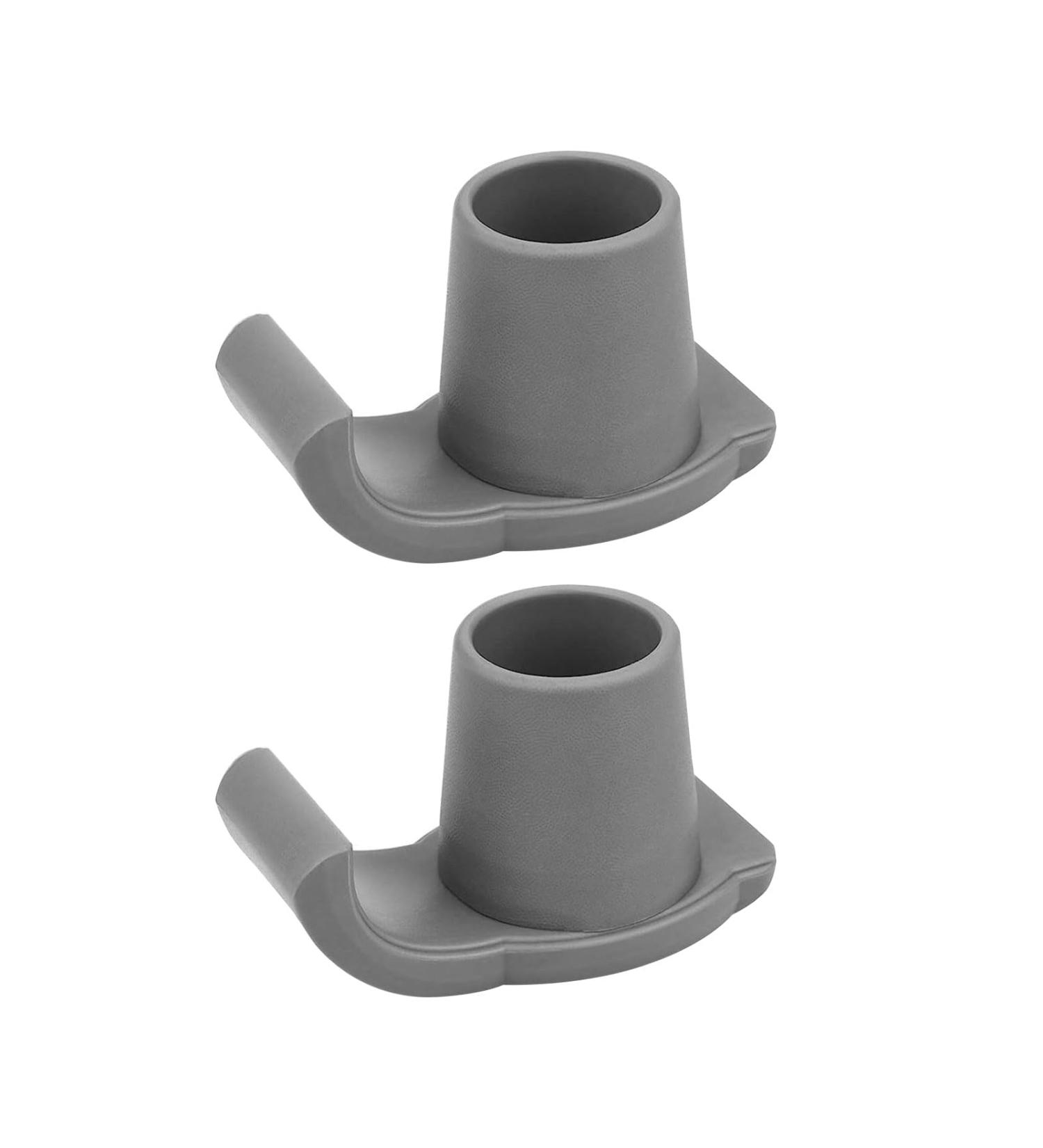 NUOYAQI 2/4 Pcs Universal Walker Ski Glides Heavy Duty Walker Feet Replacement Glides Caps for Folding Walker Easy to Install 2 gray - Buy Online on GoSupps.com