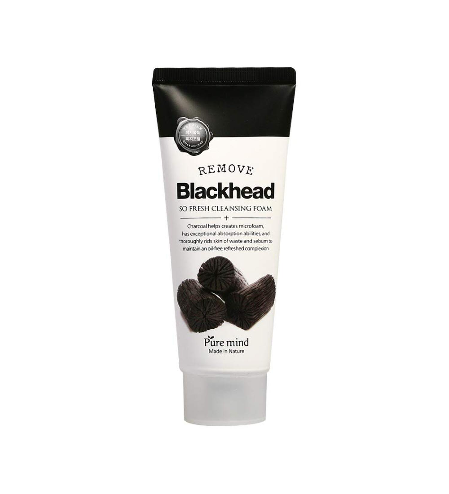 pure Mind Premium So Fresh Cleansing Foam - BLACKHEAD (100 ml) Made in Korea - Buy Online on GoSupps.com