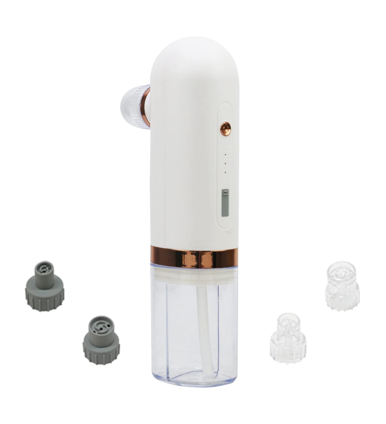Facial Cleanser Machine for Women & Men - 4 Replacement Heads, 3 Speeds, USB Rechargeable - White - Buy Online on GoSupps.com