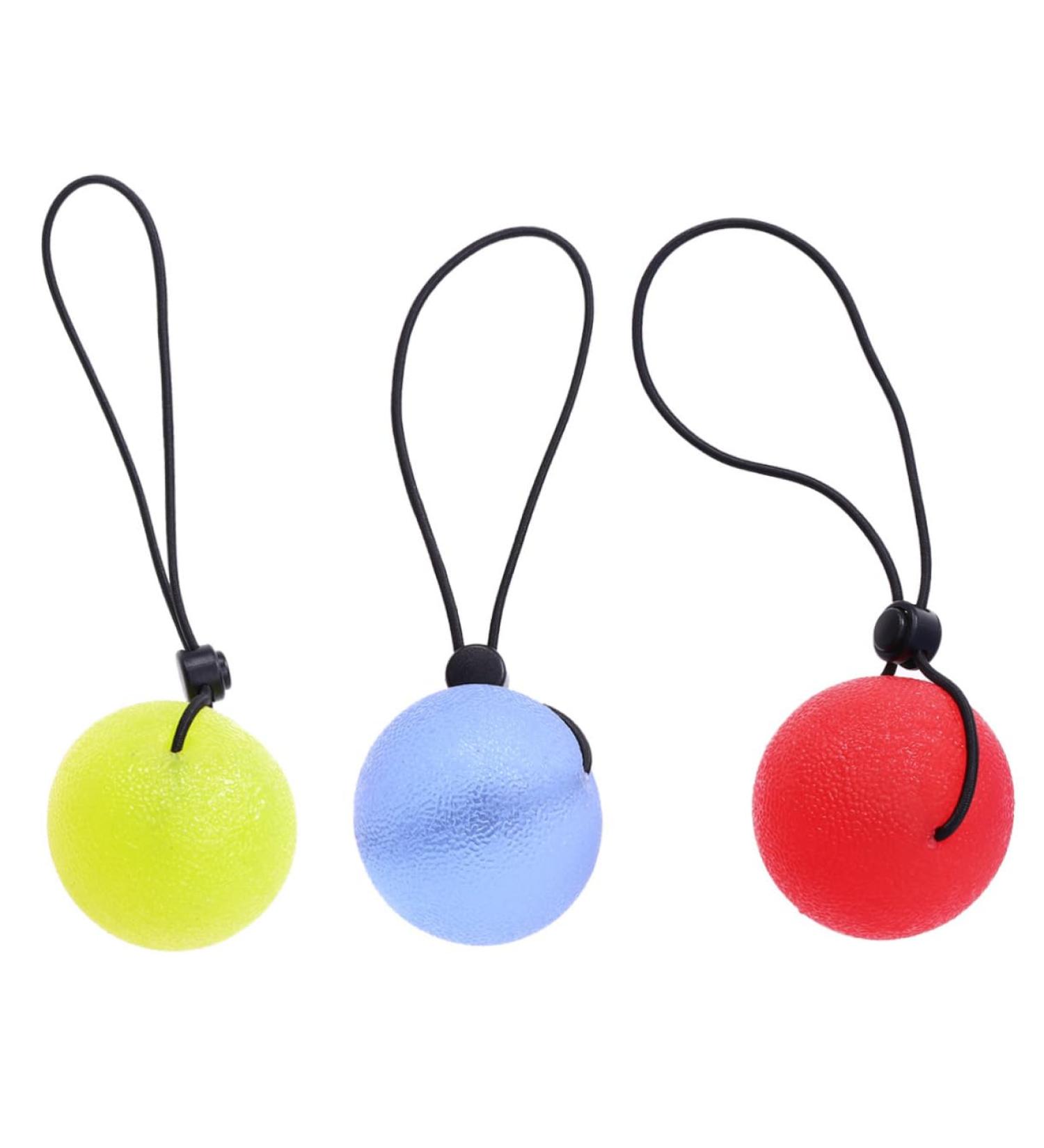 3 STK Stress Balls - Hand Trainer & Wrist Strengthening Fitness Balls for Stress Relief | Boost Grip & Finger Strength - Buy Online on GoSupps.com