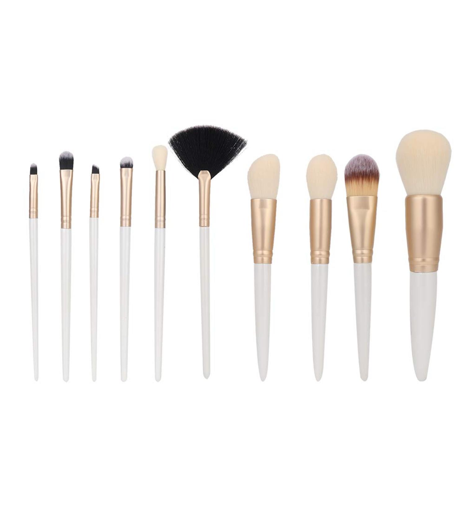 Makeup Tool Cosmetic Brush 10pcs Brush Professional Foundation Brush Portable for Girl Cosmetic Artist Women Professional - Buy Online on GoSupps.com