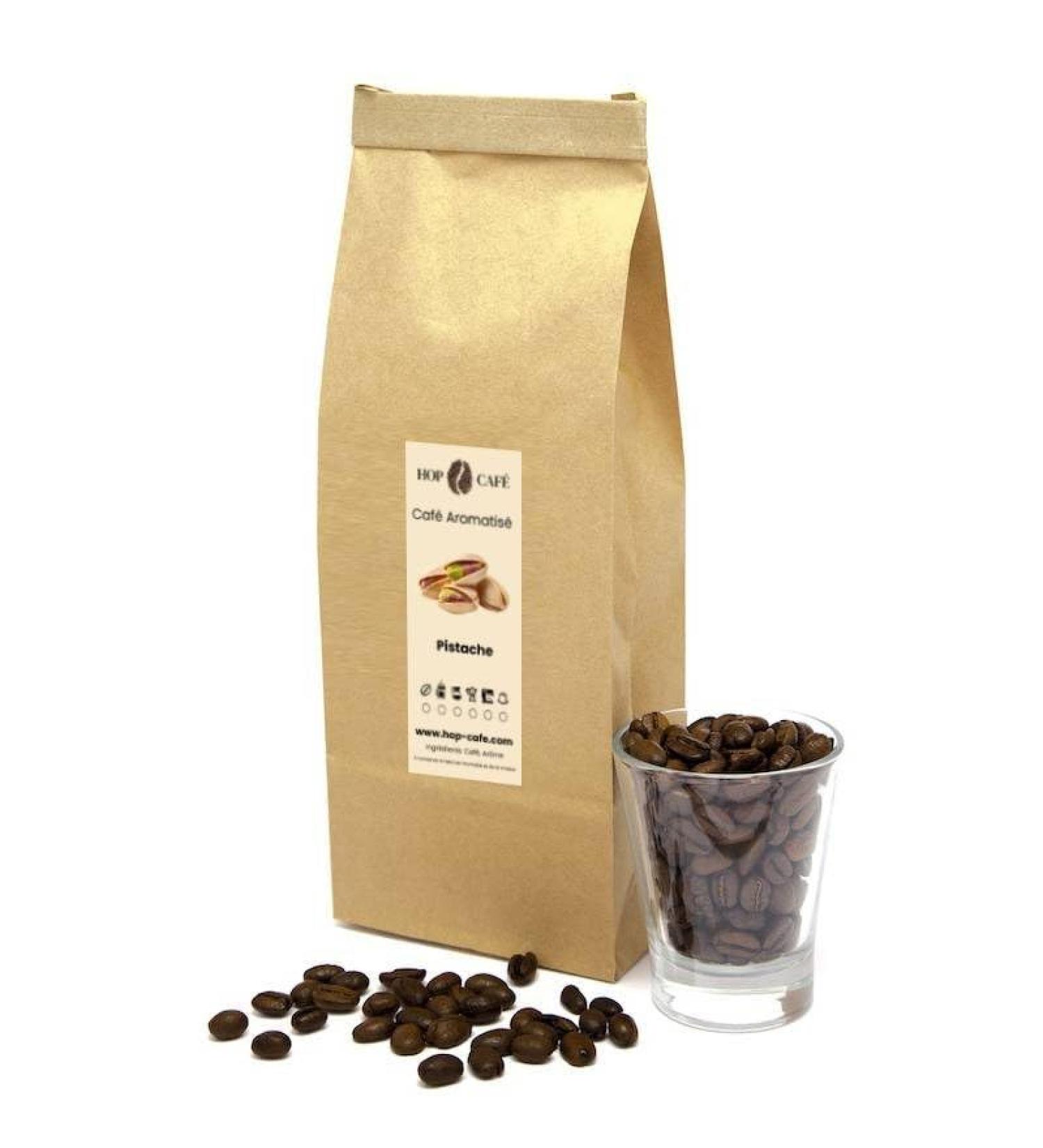 HOP CAFE - Caf en grains - Ar me Pistache - 1kg