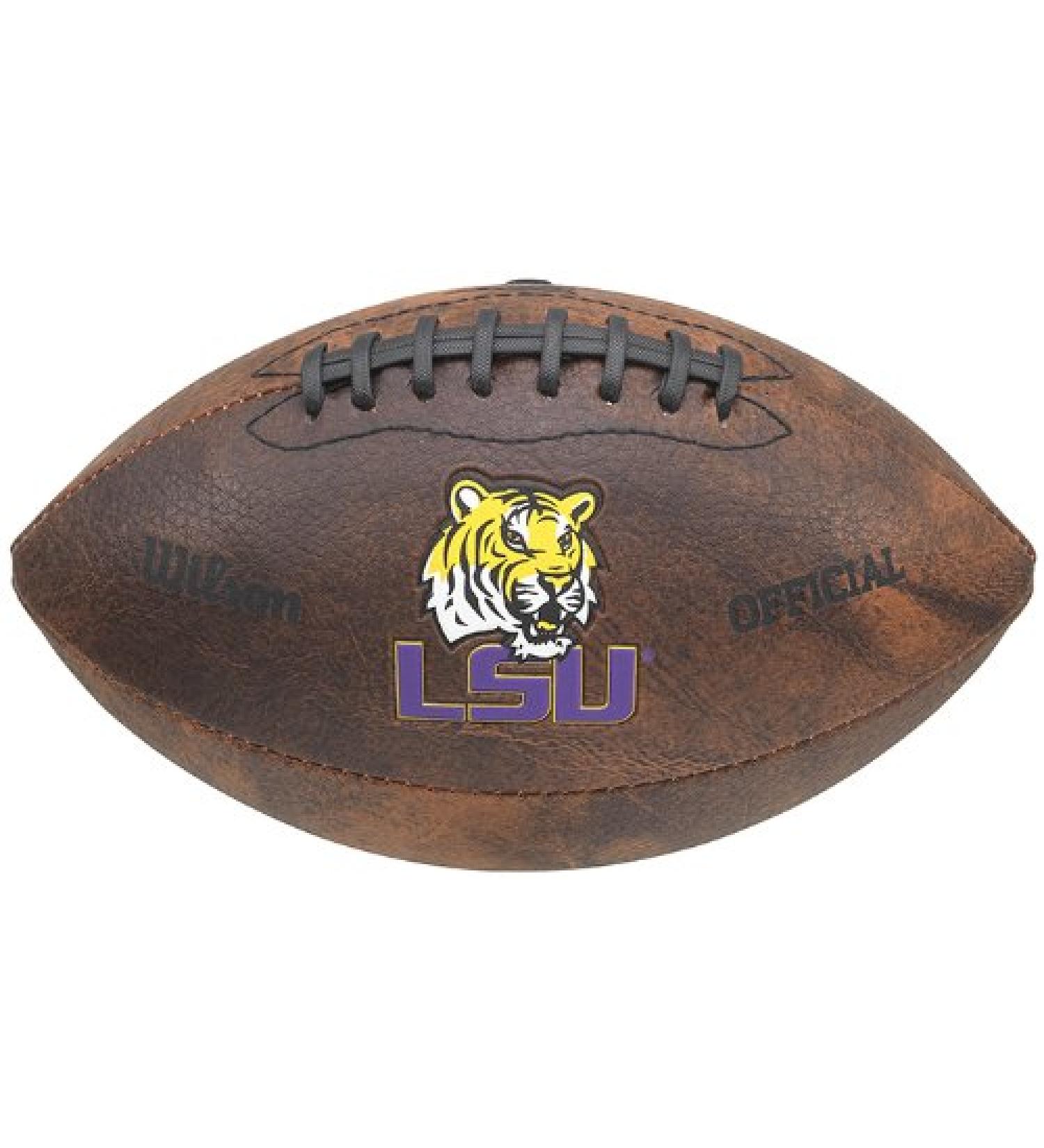 NCAA LSU Tigers Color Logo 9-Inch Football