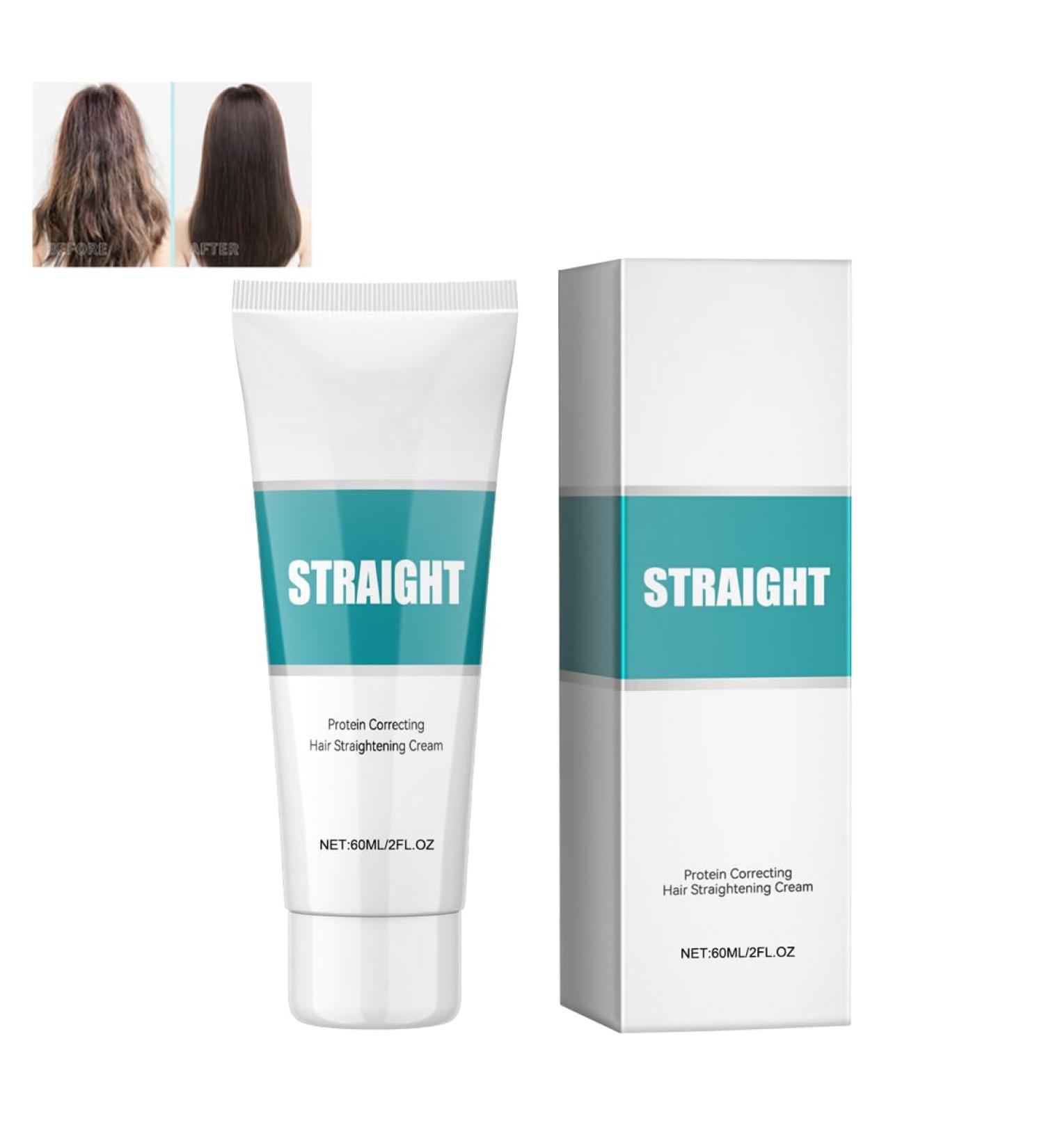  HADAVAKA Protein Correcting Cream for Straightening Curly Hair - Collagen Treatment (2 pcs) - Buy Online on GoSupps.com