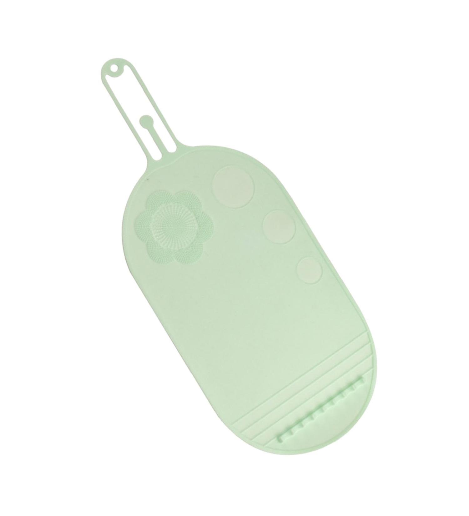 Brush Cleaning Mat Gentle Silicone Makeup Brush Cleanser | Portable Cosmetic Cleaning Pads Scrubber Mat Pad for Foundation & Lip Brush green - Buy Online on GoSupps.com