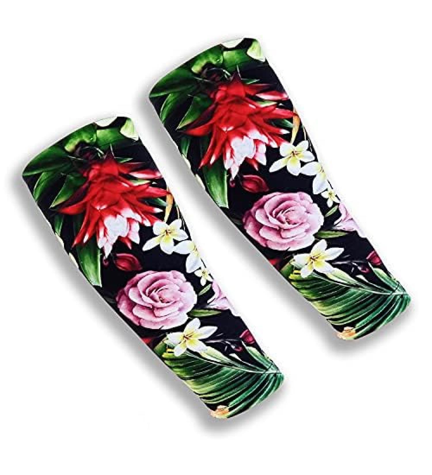 SKINGUARDS Skin Protection Forearm Sleeves - Pair (Bird of Paradise Petite)