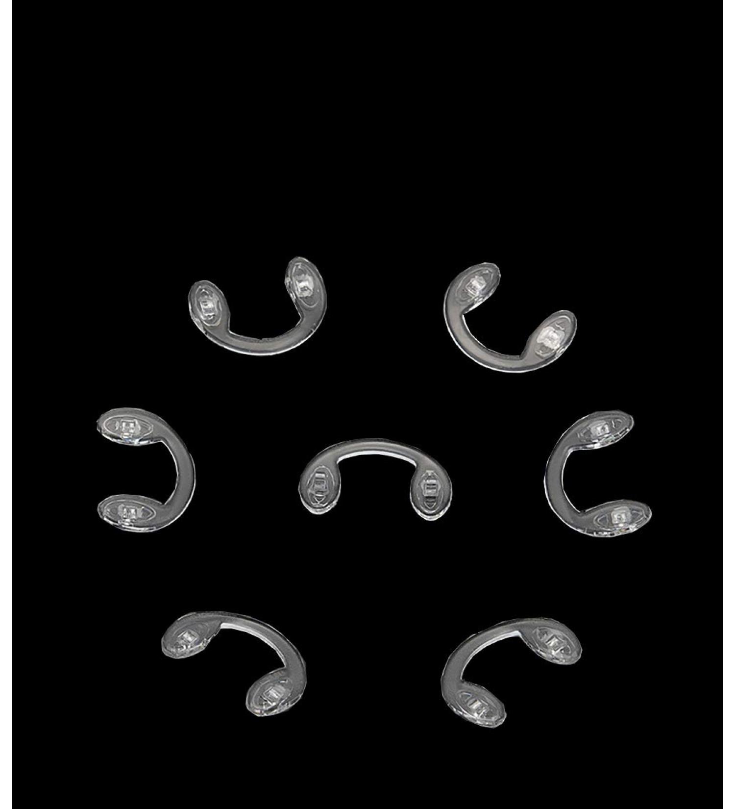 JIHUOO 10pcs Non-Slip Silicone Nose Pads for Glasses & Sunglasses | Eyeglass Accessories for Comfortable Fit - Buy Online on GoSupps.com