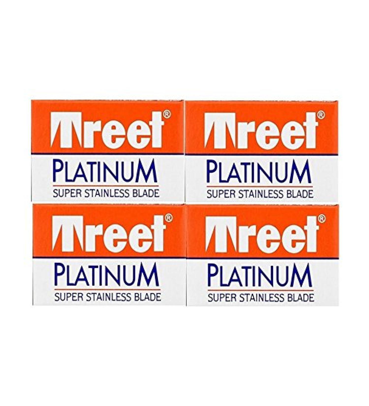 40 Treet Platinum Double Edge Razor Blades
