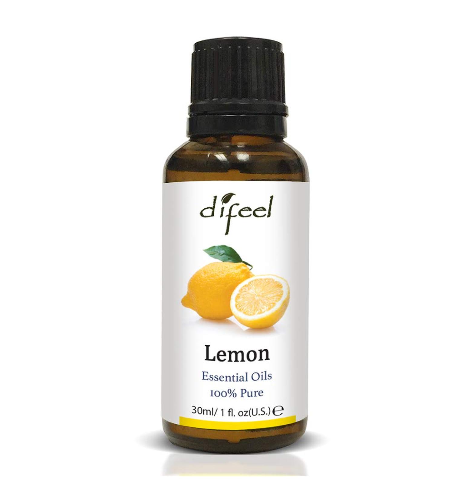 Difeel Essential Oils 100% Pure Lemon Oil 1 ounce (3-Pack) - Buy Online on GoSupps.com