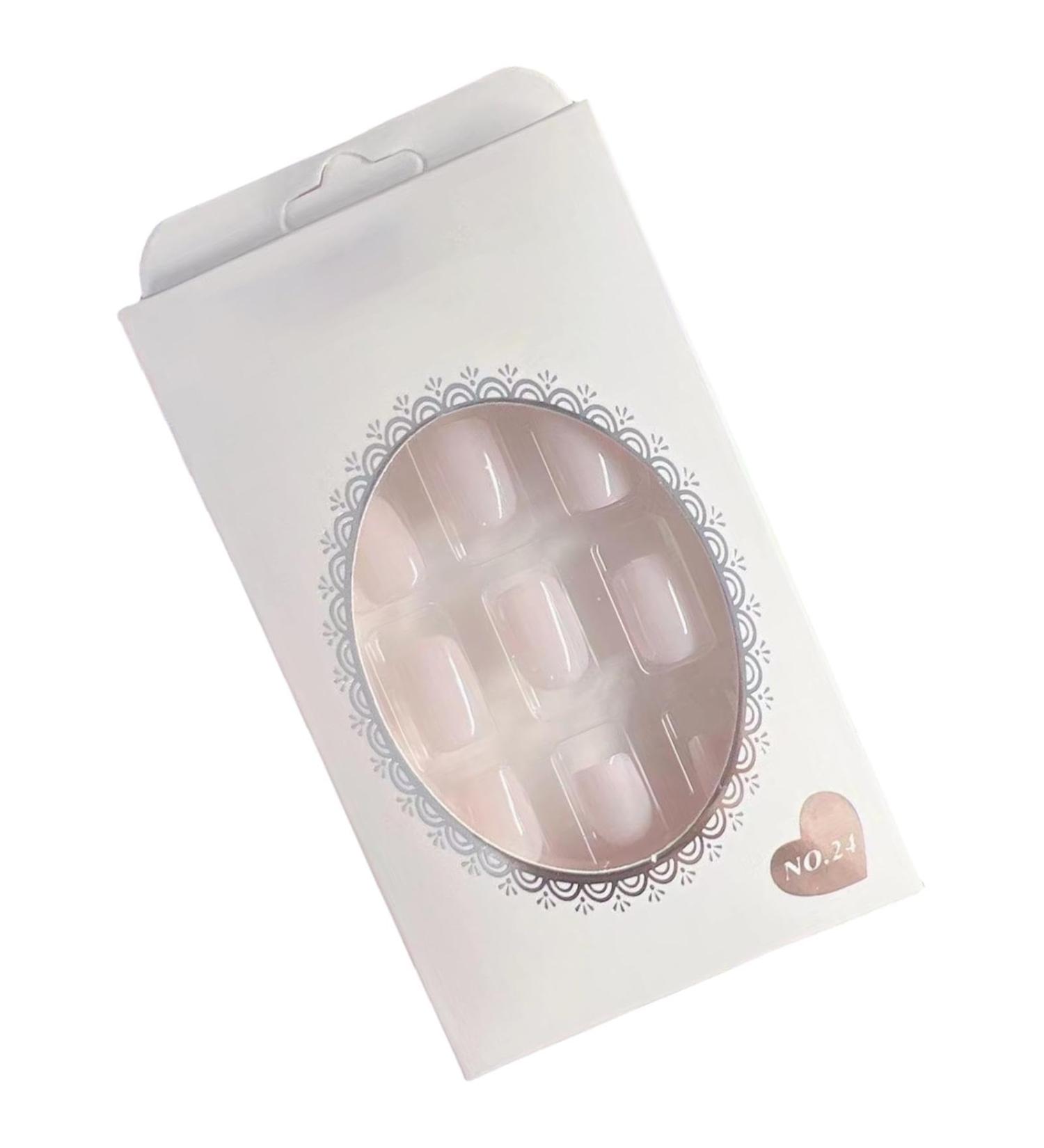 Press On Nails - Glue- Nails - Removable False Nails No Glue Press On Nails Short Fake Nails for Girls Women - Buy Online on GoSupps.com