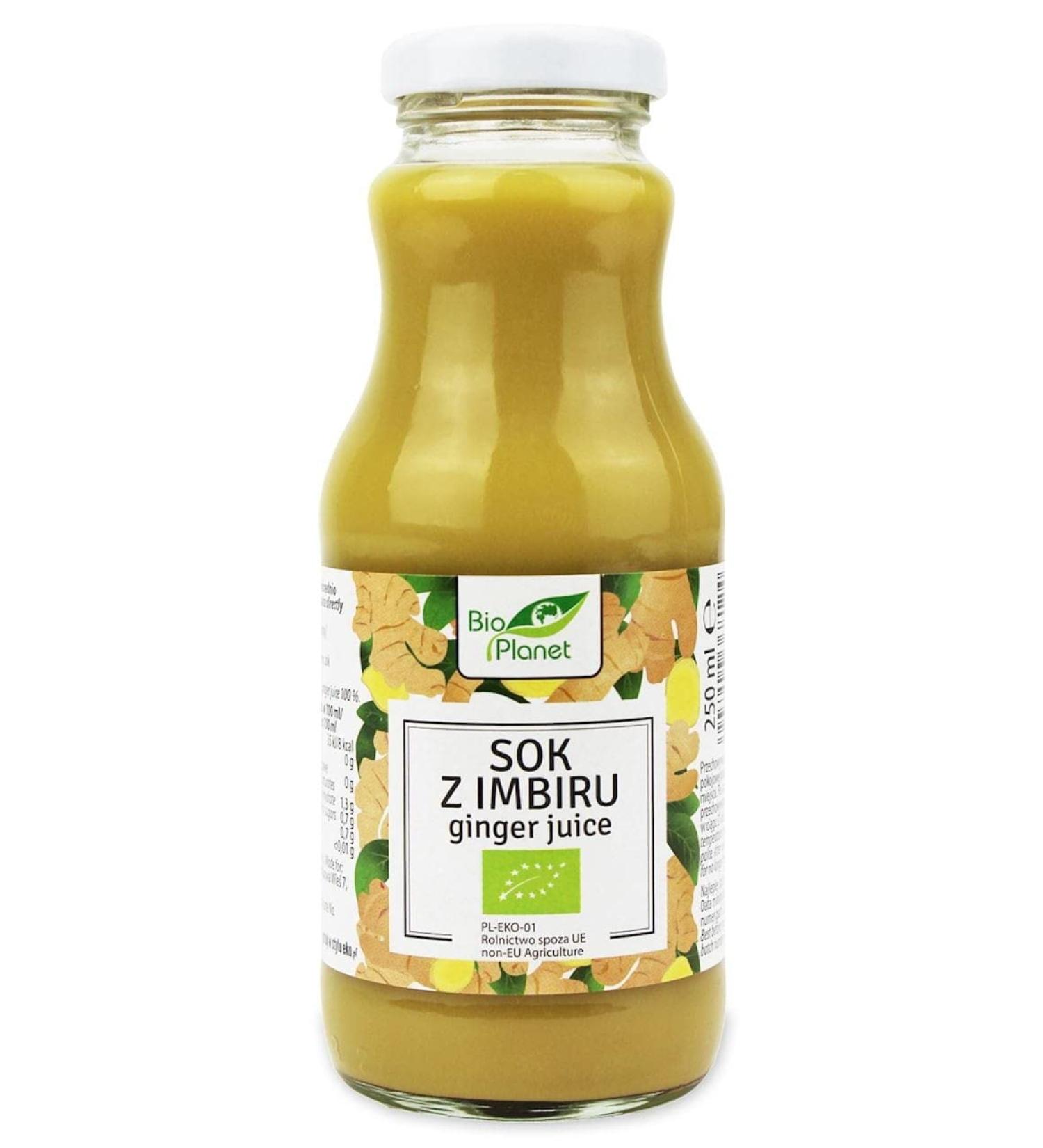 Organic NFC ginger juice 250 ml - Planet bio
