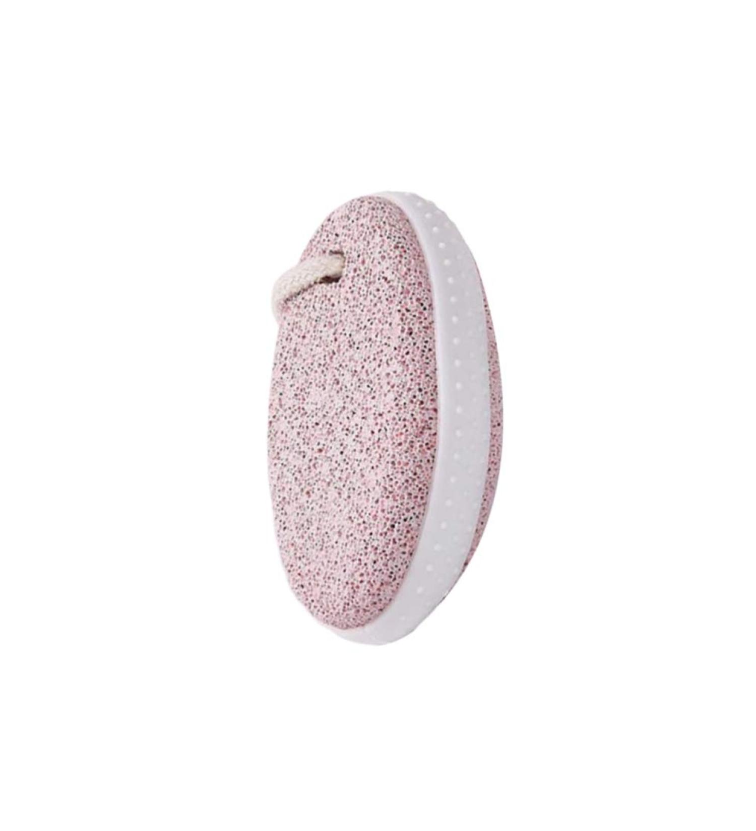 Heallily Pumice Stone for Feet - Exfoliating Dry Skin Remover - Foot Scrubber for Hands, Heels & Body - Pink - Buy Online on GoSupps.com