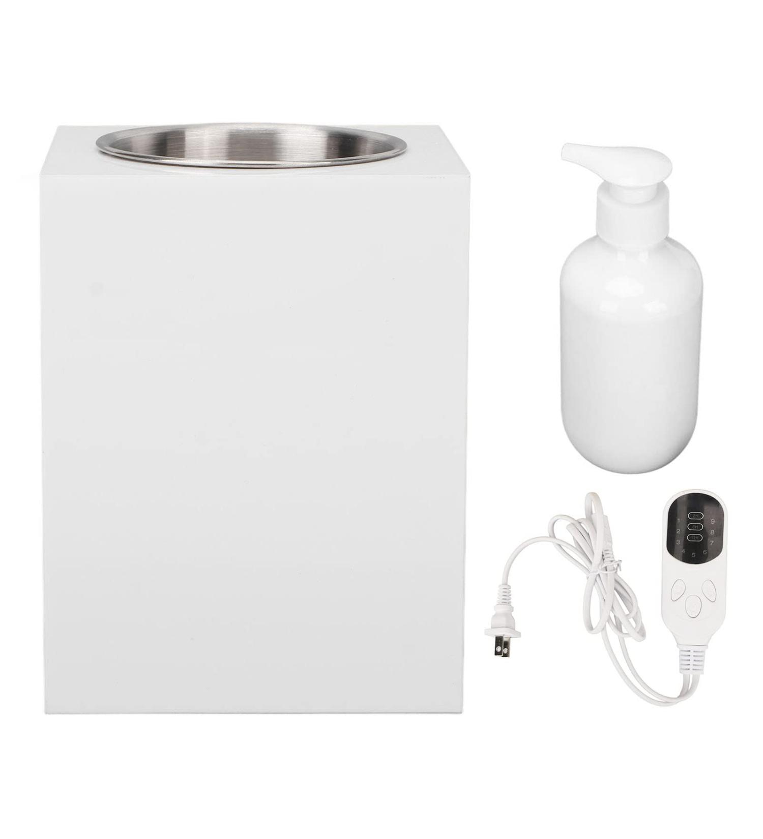 Massage Oil Warmer Single Bottle Oil Warmer for Scented Oil Self Regulating Small Lotion Warmer Dispenser Heated for Hair Salons(US) - Buy Online on GoSupps.com