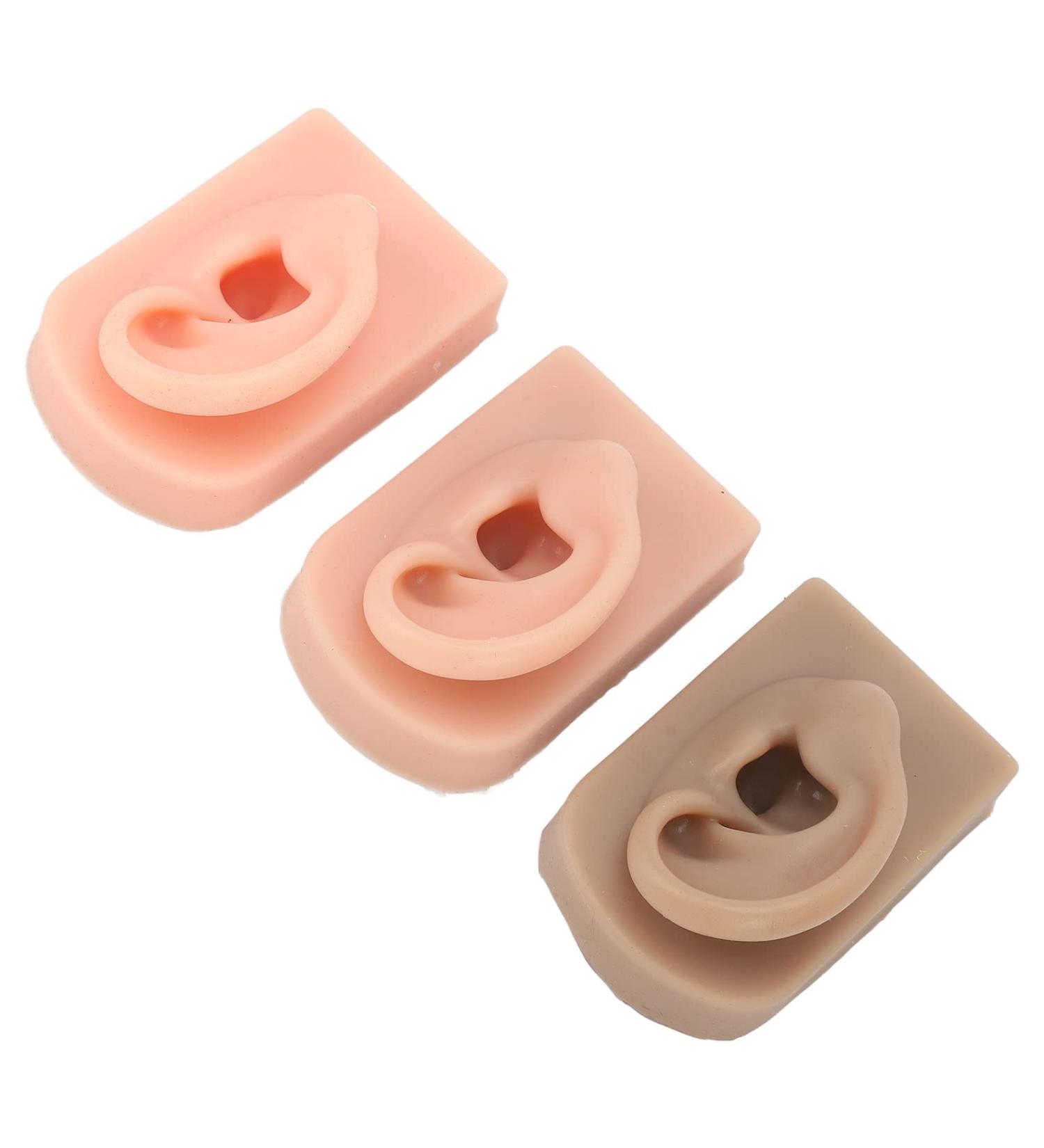 Flexible Right Ear Model - Simulated Earring Display 3 Parts | Ideal for Jewelry Showcase & International Shipping - Buy Online on GoSupps.com