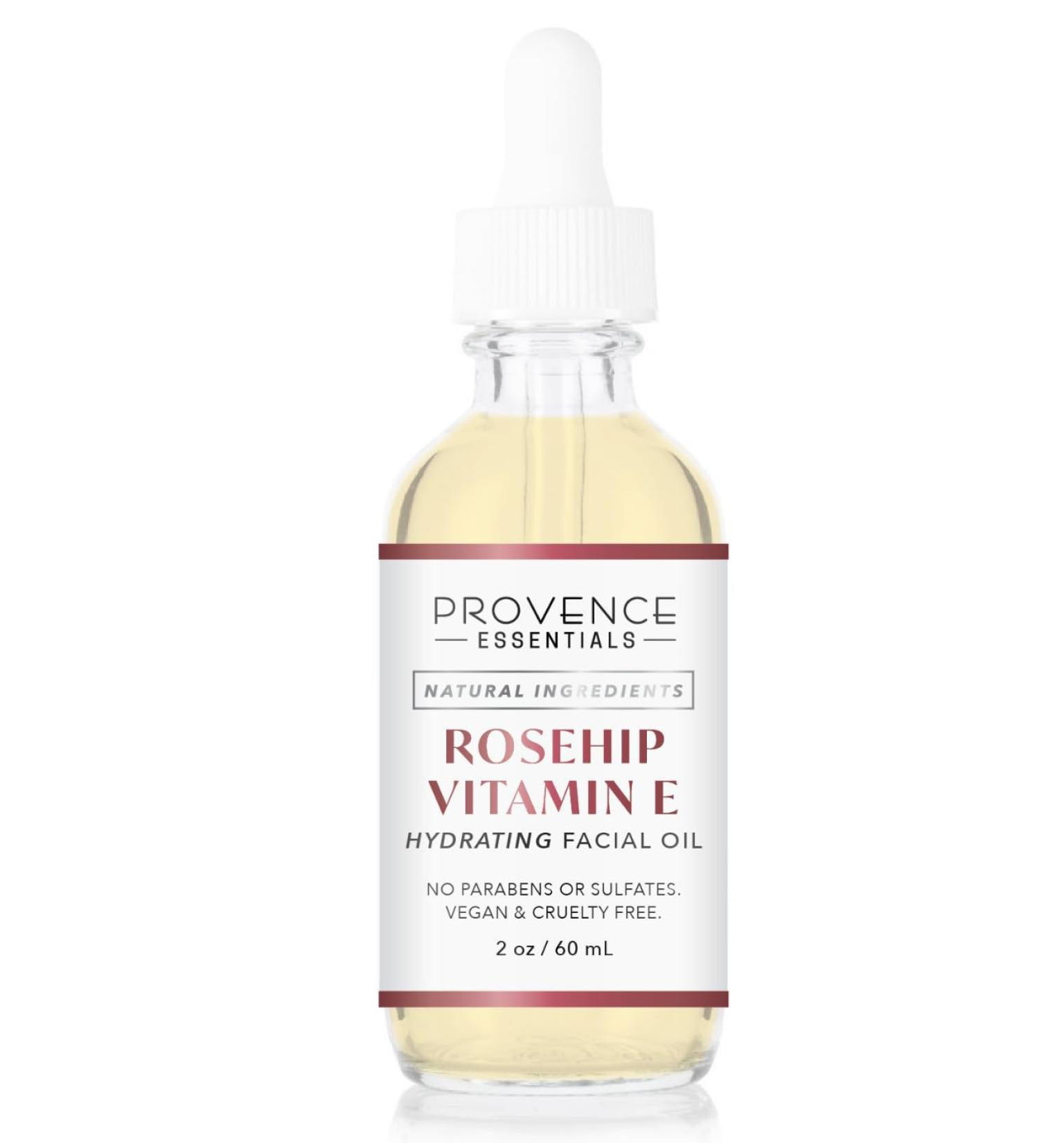 Buy Rosehip Vitamin E Hydrating Facial Oil 2 Oz - Nourishing & Moisturizing Skincare for All Skin Types | International Shipping Available - Buy Online on GoSupps.com