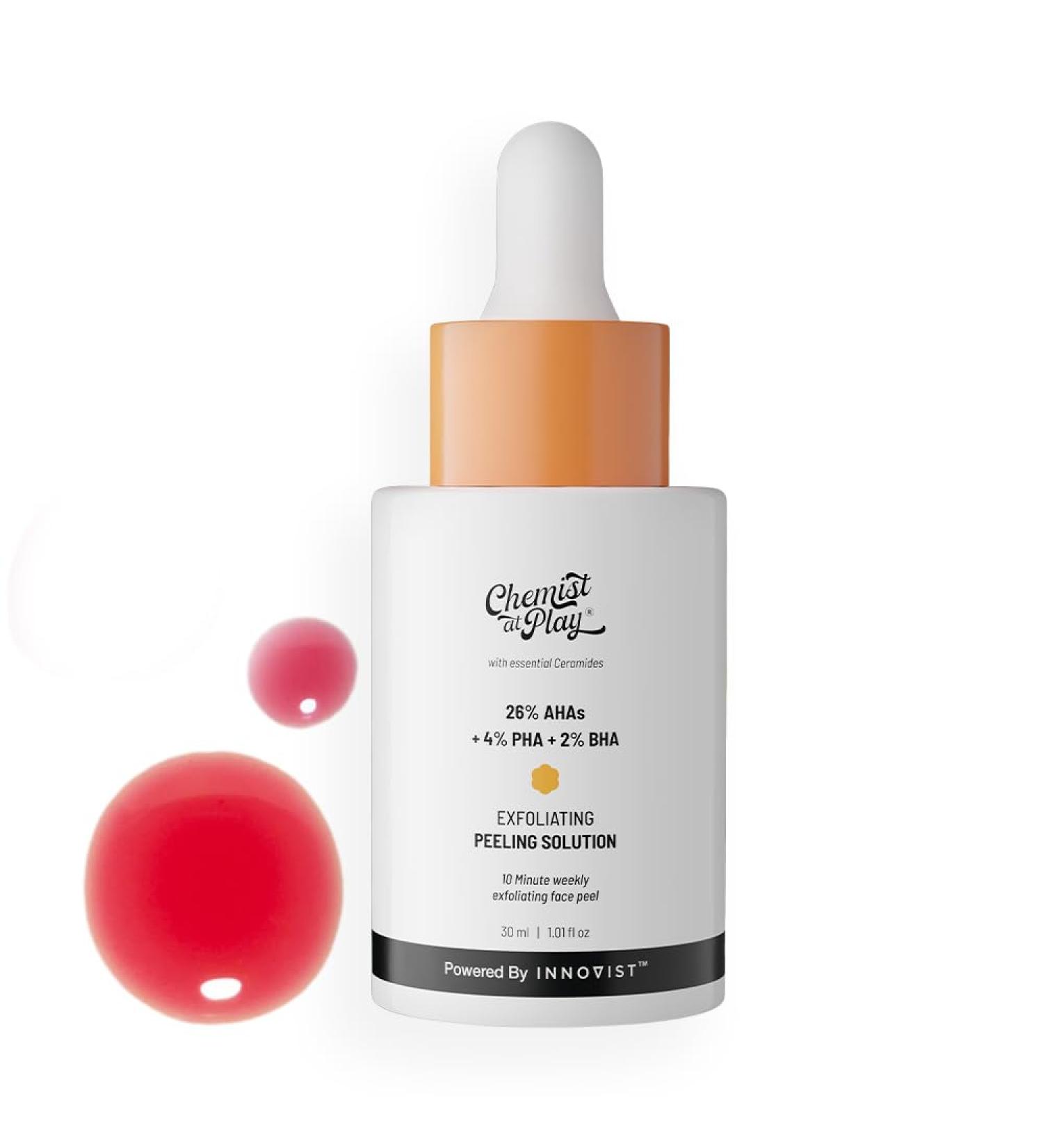 26% AHA 2% BHA 4% PHA Peeling Solution - Chemical Exfoliator for Face | Glycolic Salicylic & Lactobionic Acid - Tan Off 10-Minute Peel 1 fl oz | International Shipping Available - Buy Online on GoSupps.com