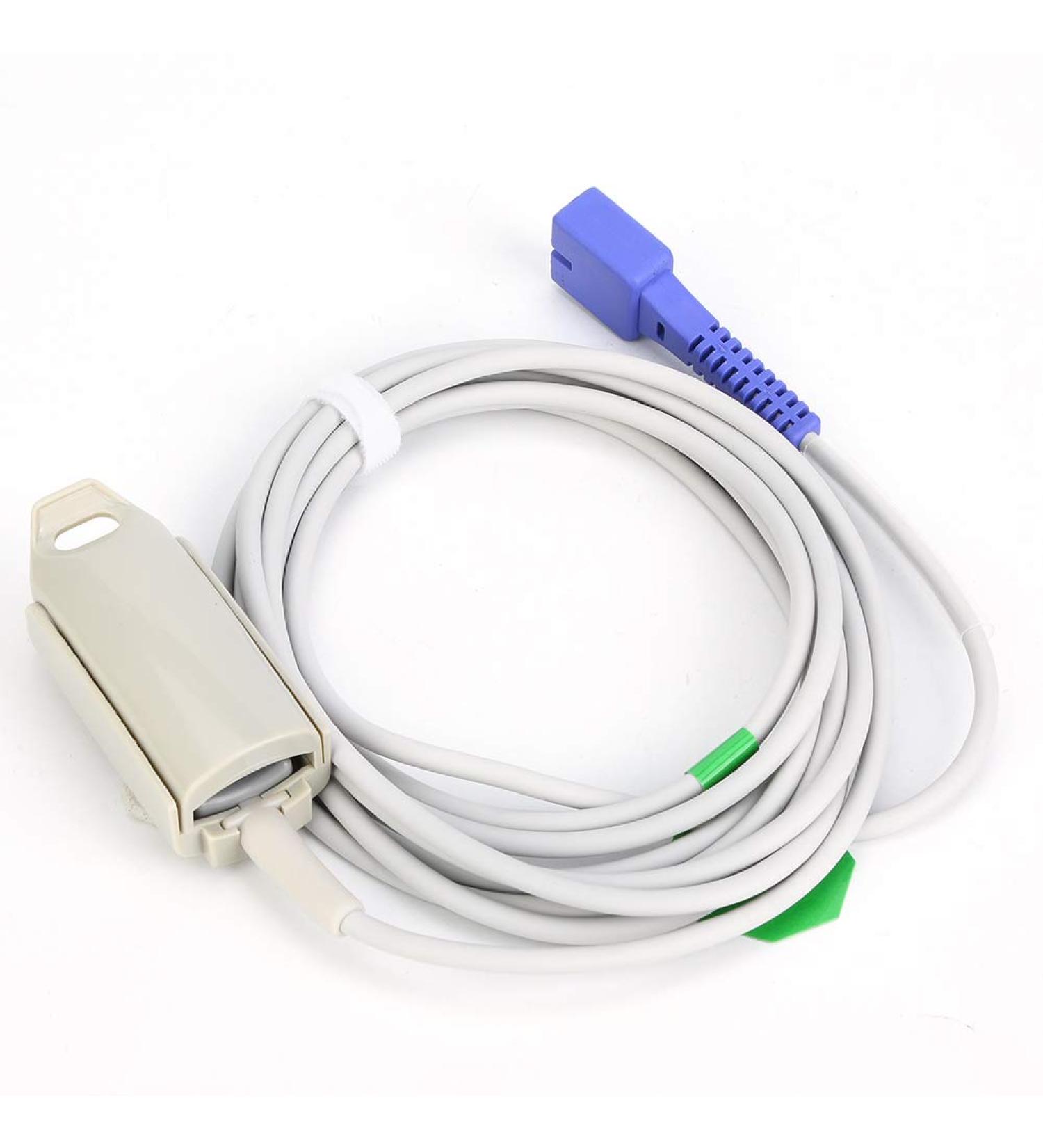 Fupei SpO2 Sensor - 7-Pin Connector Precise Reusable TPU Cover for Accurate Oxygen Saturation Measurement - International Shipping - Buy Online on GoSupps.com