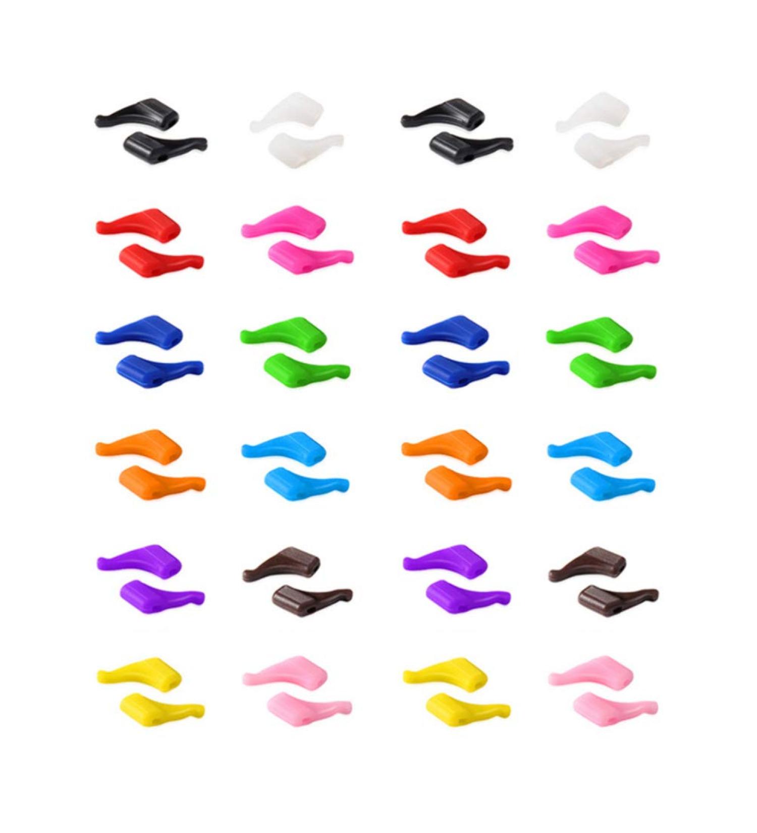 Artibetter 24 Pairs Silicone Eyeglass Holders - Anti-Slip Ear Hooks & Temple Tips for Secure Fit | Ideal for All Eyewear | International Shipping - Buy Online on GoSupps.com