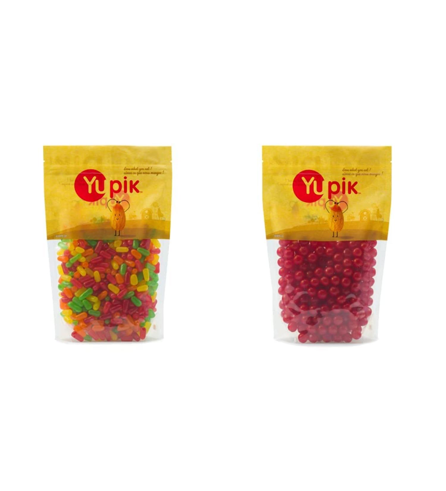 Yupik Jelly Fruit Candies 1kg & Candy Cherry Sours 1Kg 1 kg (Pack of 1) Candies + Candy Cherry Sours - Buy Online on GoSupps.com