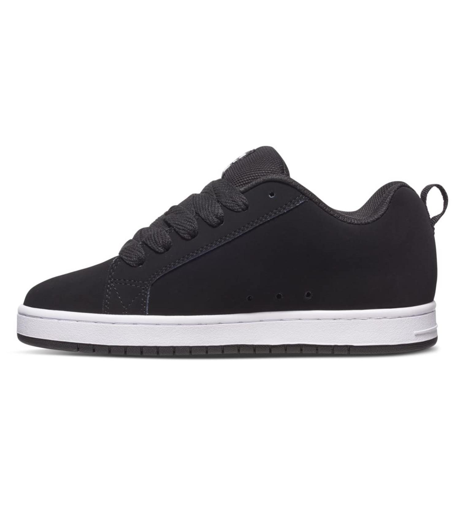 DC Shoes Men's Court Graffik Sneaker 39 EU Black - Buy Stylish and Comfortable Sneakers Online International Shipping Available - Buy Online on GoSupps.com