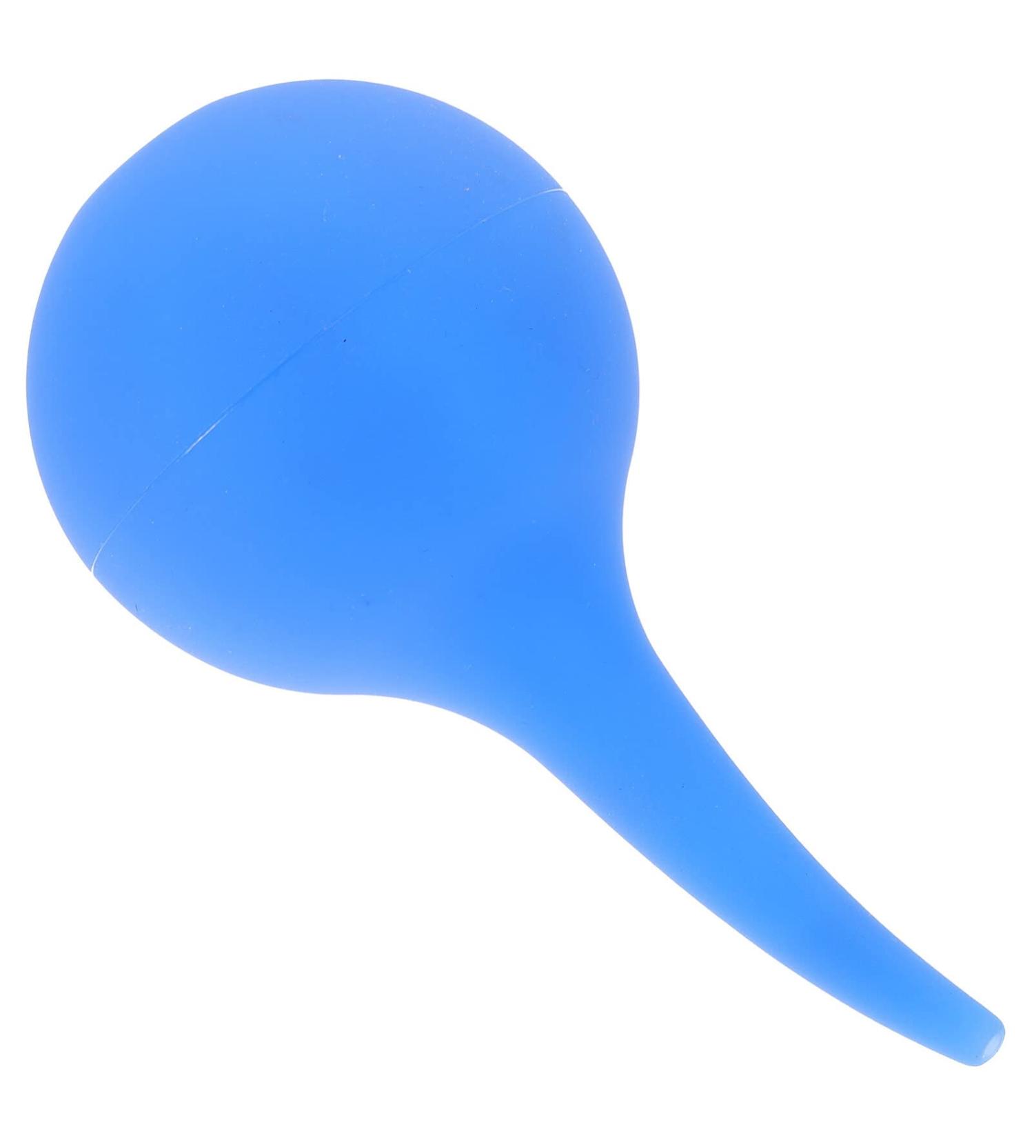 Healeved 75ml Blue Ear Bulb Syringe for Ear Cleaning - Squeeze Bulb Dust Suction & Blowing Ball - Buy Online on GoSupps.com