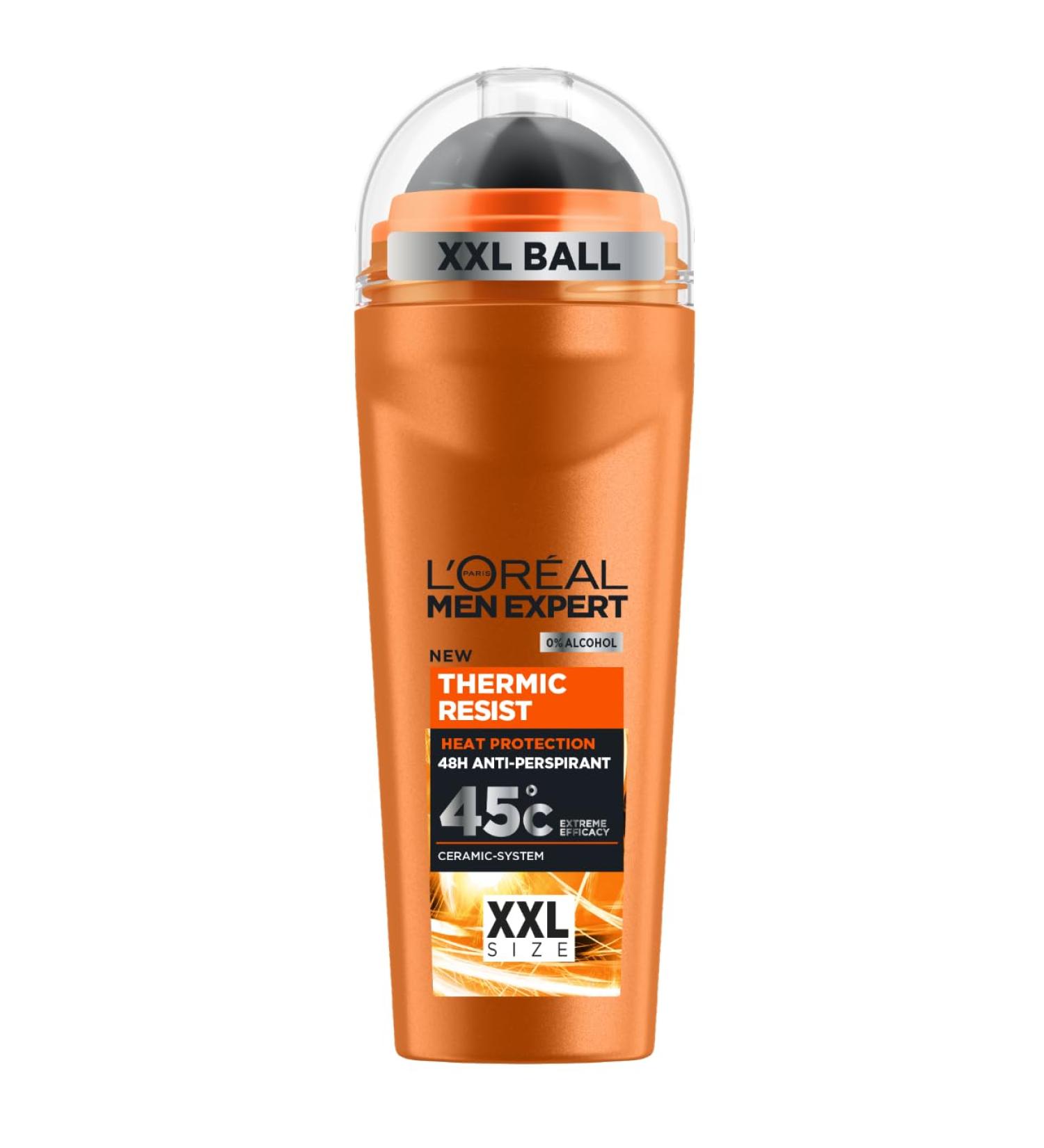 L'Or al Men Expert Thermic Resist D odorant Roll-On Anti-Perspirant 48h Efficace m me 45 C XXL 100ml - Buy Online on GoSupps.com