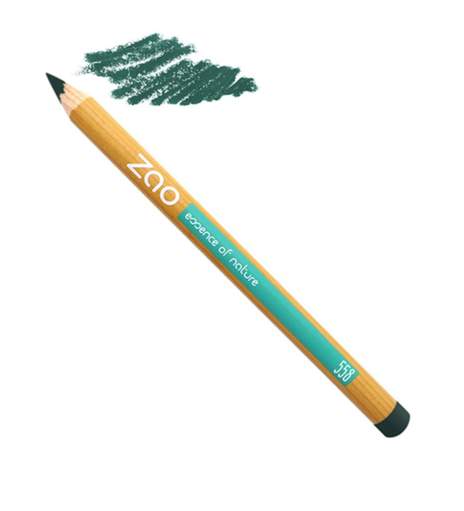 Zao Bamboo Pencil Eyes Lips & Eyebrows 558 (Green) - 1.14 g