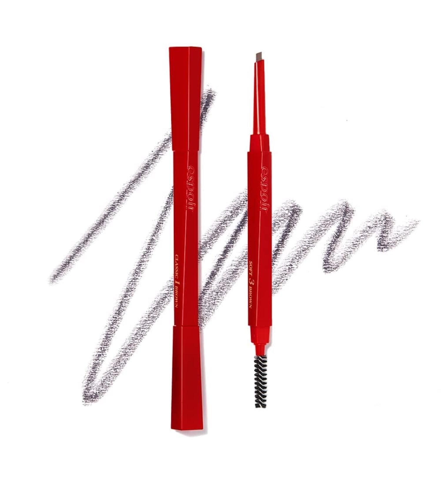 ESPOIR Brow Balance Pencil 4 Ash Brown | Natural & Easy to Use Eyebrow Pencil | Detailed & Rich Korean Makeup - Buy Online on GoSupps.com