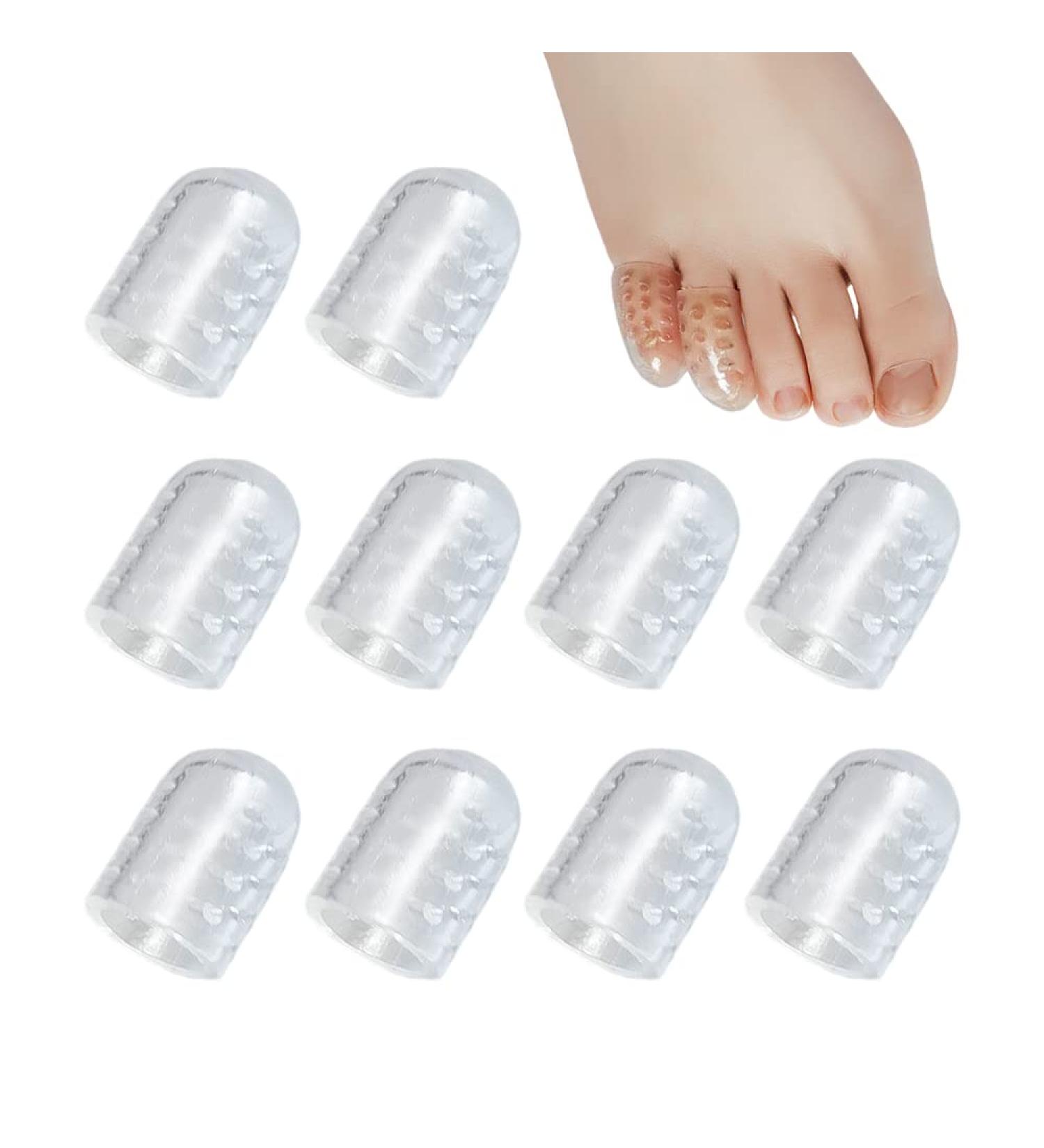 2023 New Silicone Breathable Toe Protectors - 10 Pcs Anti-Friction Caps for Blisters and Pain Relief - Buy Online on GoSupps.com