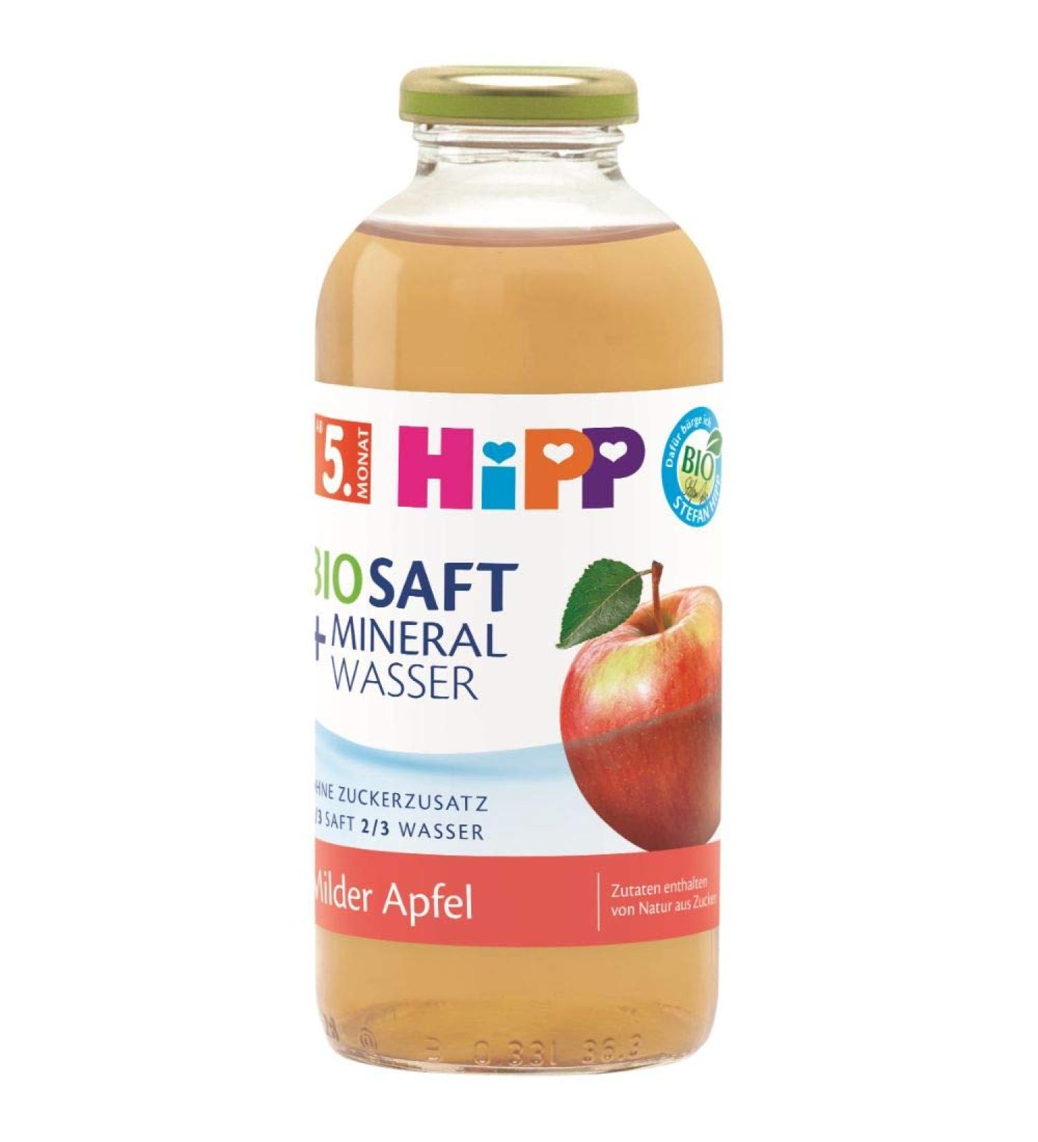 HiPP Organic Juice + Mineral Water Mild Apple 500 ml