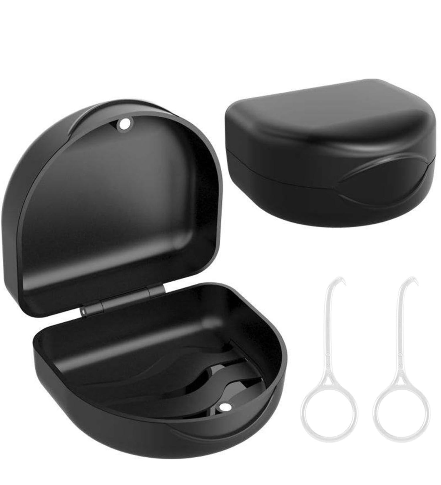 Ingjia 2-Piece Braces & Denture Container Set | Aligners & Tooth Rail Box | Prosthesis & Clip Box for Perfect Smile - Buy Online on GoSupps.com