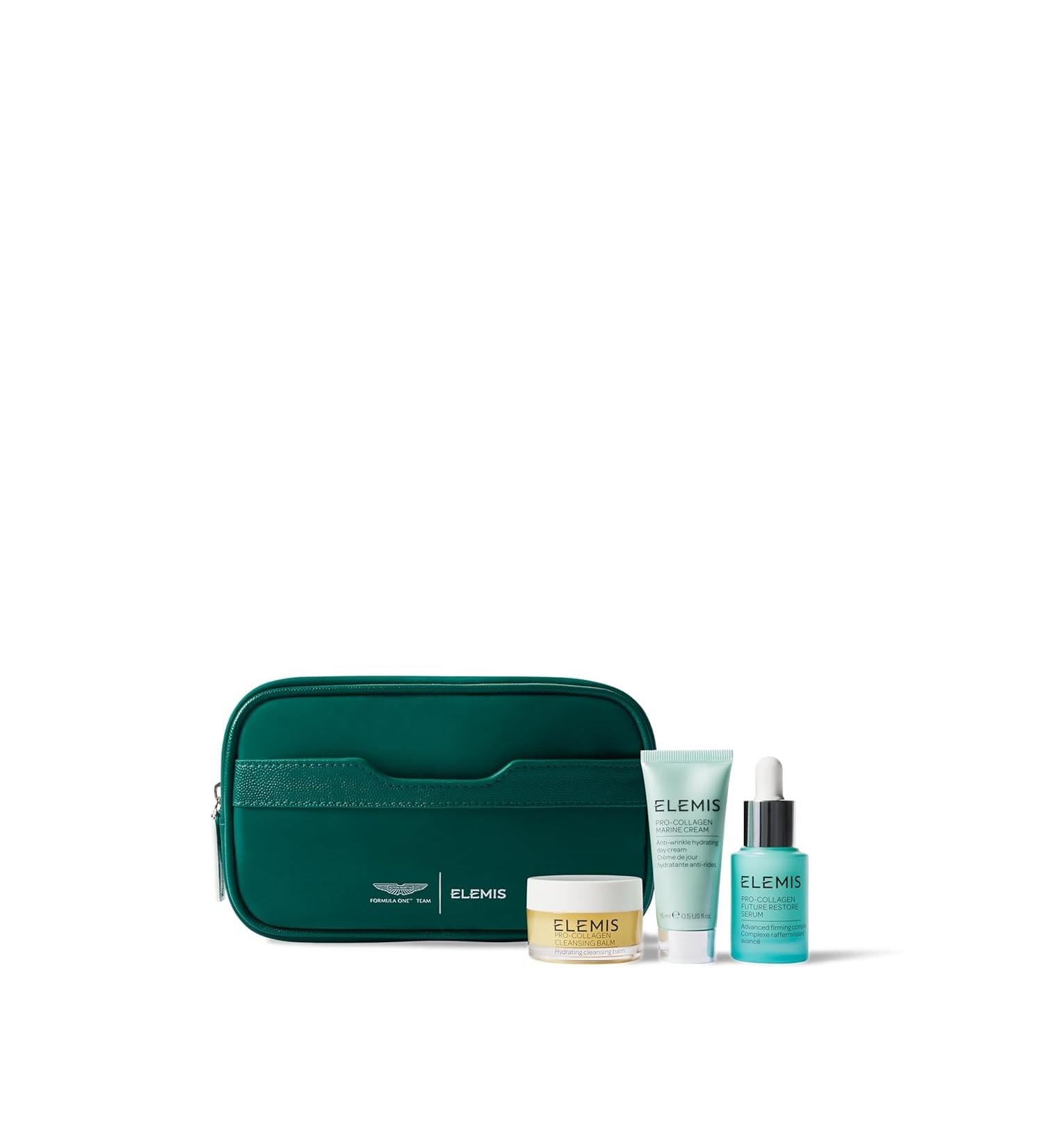 ELEMIS x Aston Martin Formula One Team Iconic Discovery Skincare Collection ($175 Value) - Travel Essentials - Buy Online on GoSupps.com