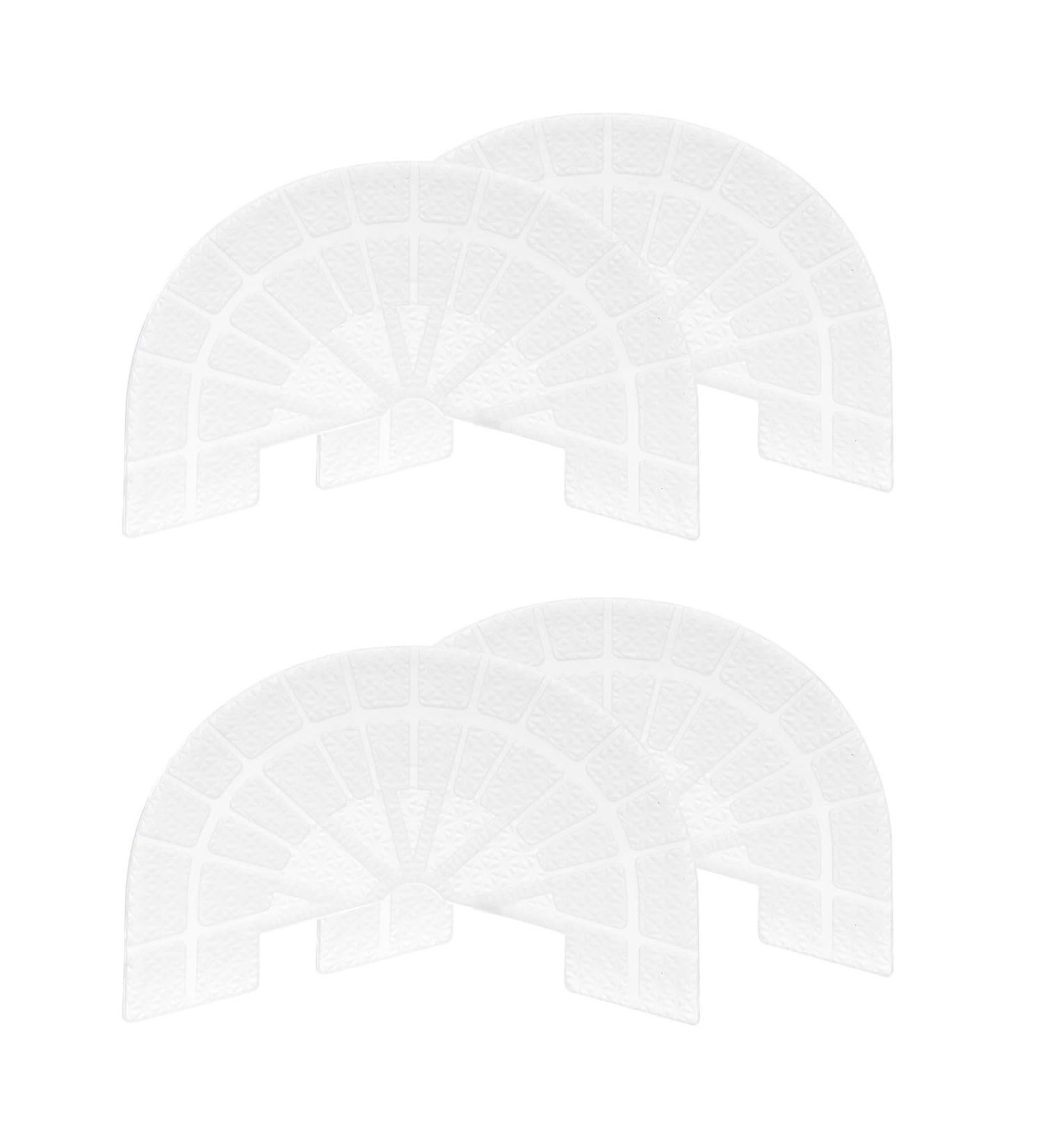 HARFINGTON 2 Pair Shoe Sole Protector for Sneakers - Self-Adhesive Non-Slip Heel Plates Size 10-11 for Men & Women Transparent - Buy Online on GoSupps.com
