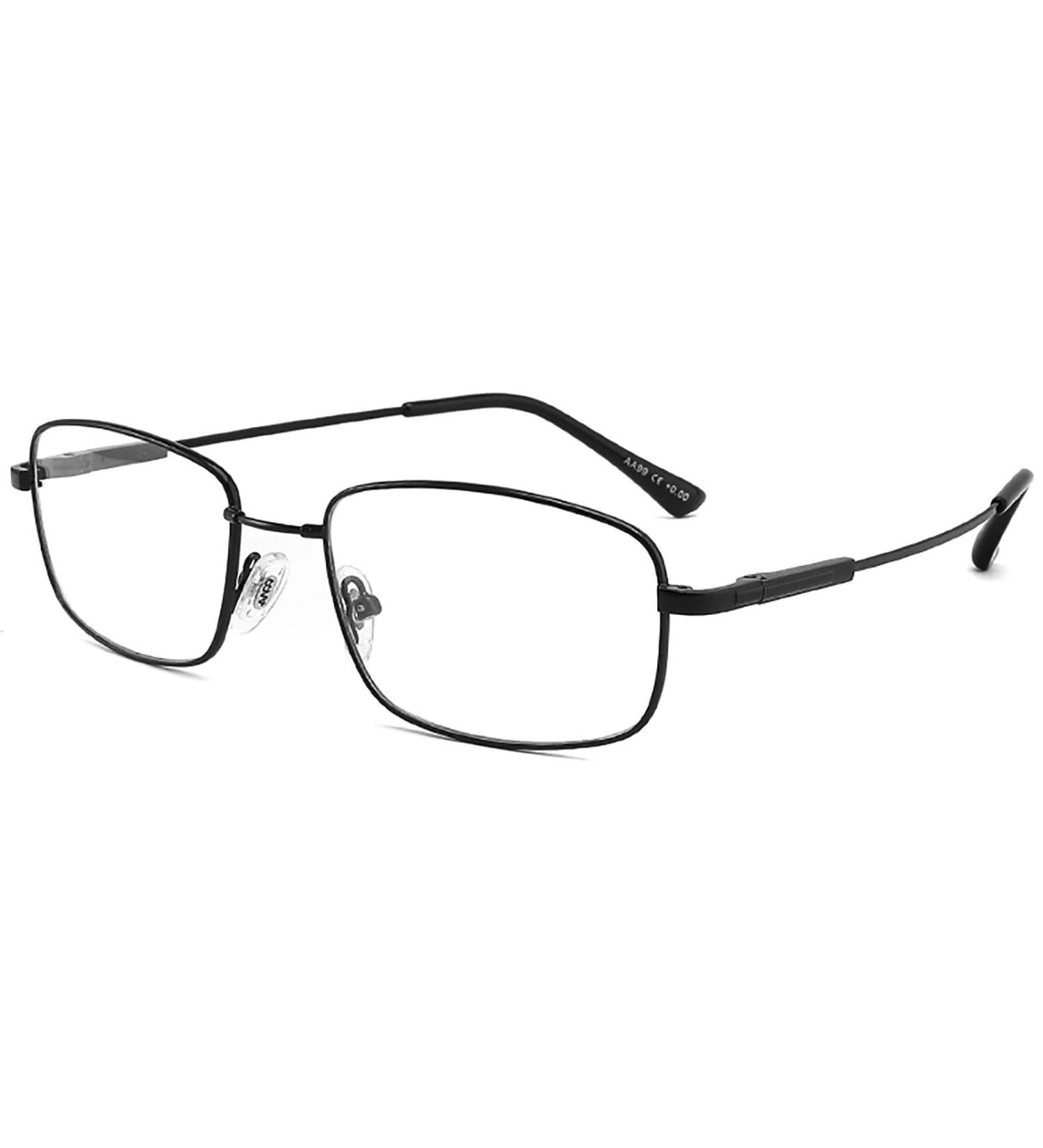 Shop Lanlang Men's Reading Glasses - Flex Memory Titanium Blue Light Filter High Resolution 0-4 Diopters - Stylish & Comfortable Eye Care - Buy Online on GoSupps.com