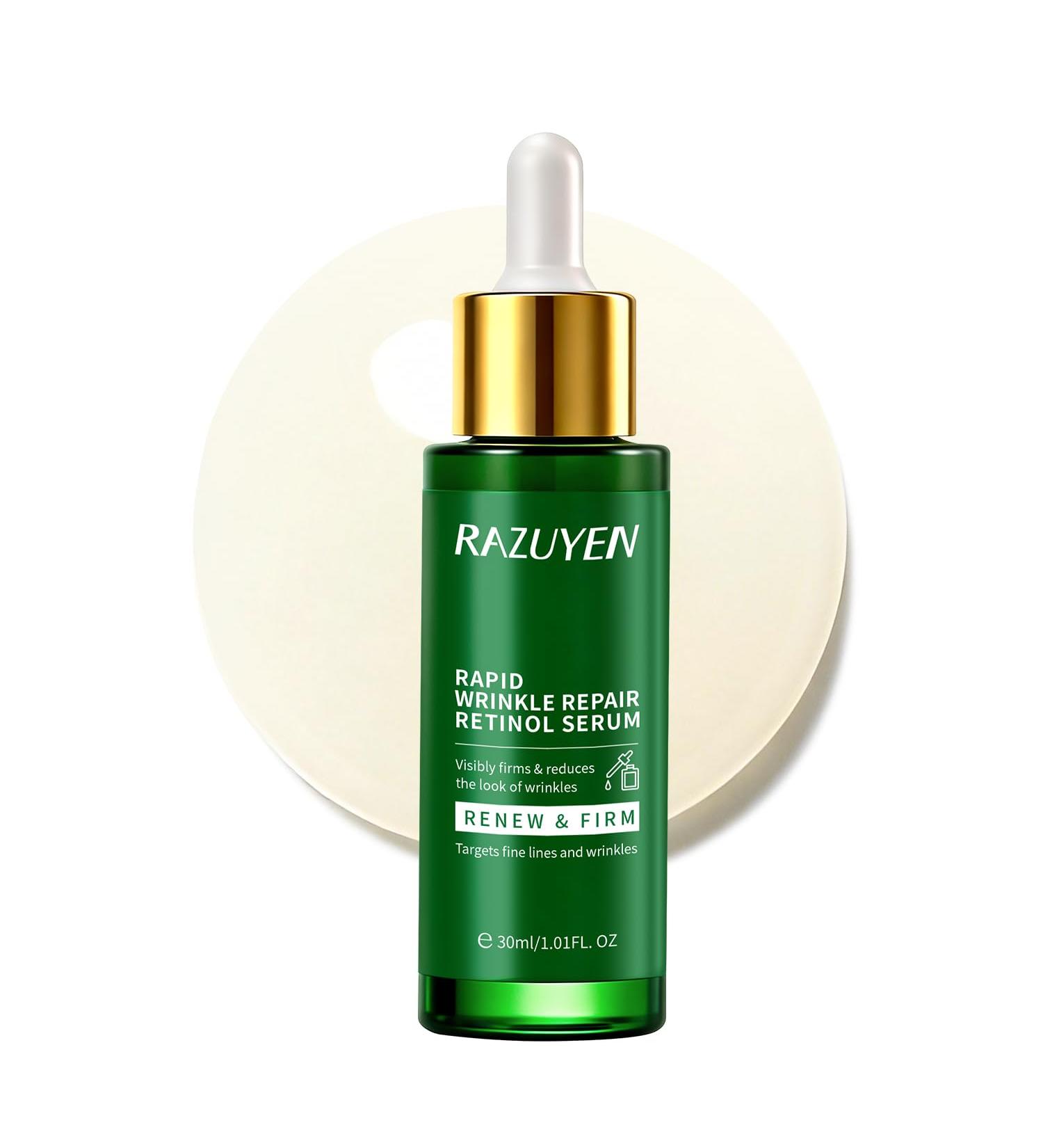 RAZUYEN Retinol Serum for Face Anti Aging Serum with Peptide for Fine Lines and Wrinkles Smoothing Repairing and Hydrating Face 30ml (1 Fl Oz) - Buy Online on GoSupps.com