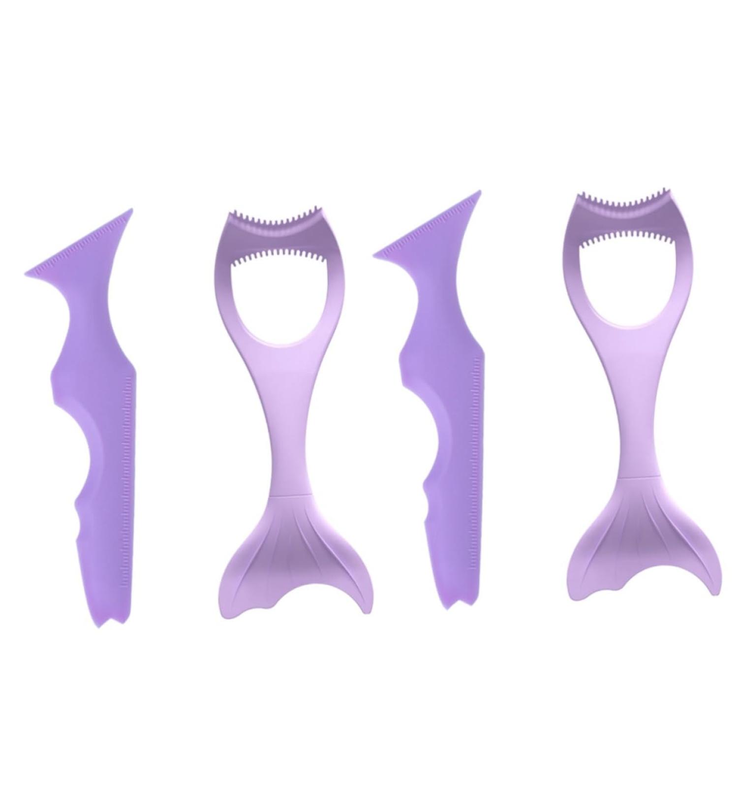 Balacoo 4 Pcs Ladies Suits Silicone Eye Make up Tools Make up Tools for Eyes Ruler Miss Heating Eyelash Comb - Buy Online on GoSupps.com