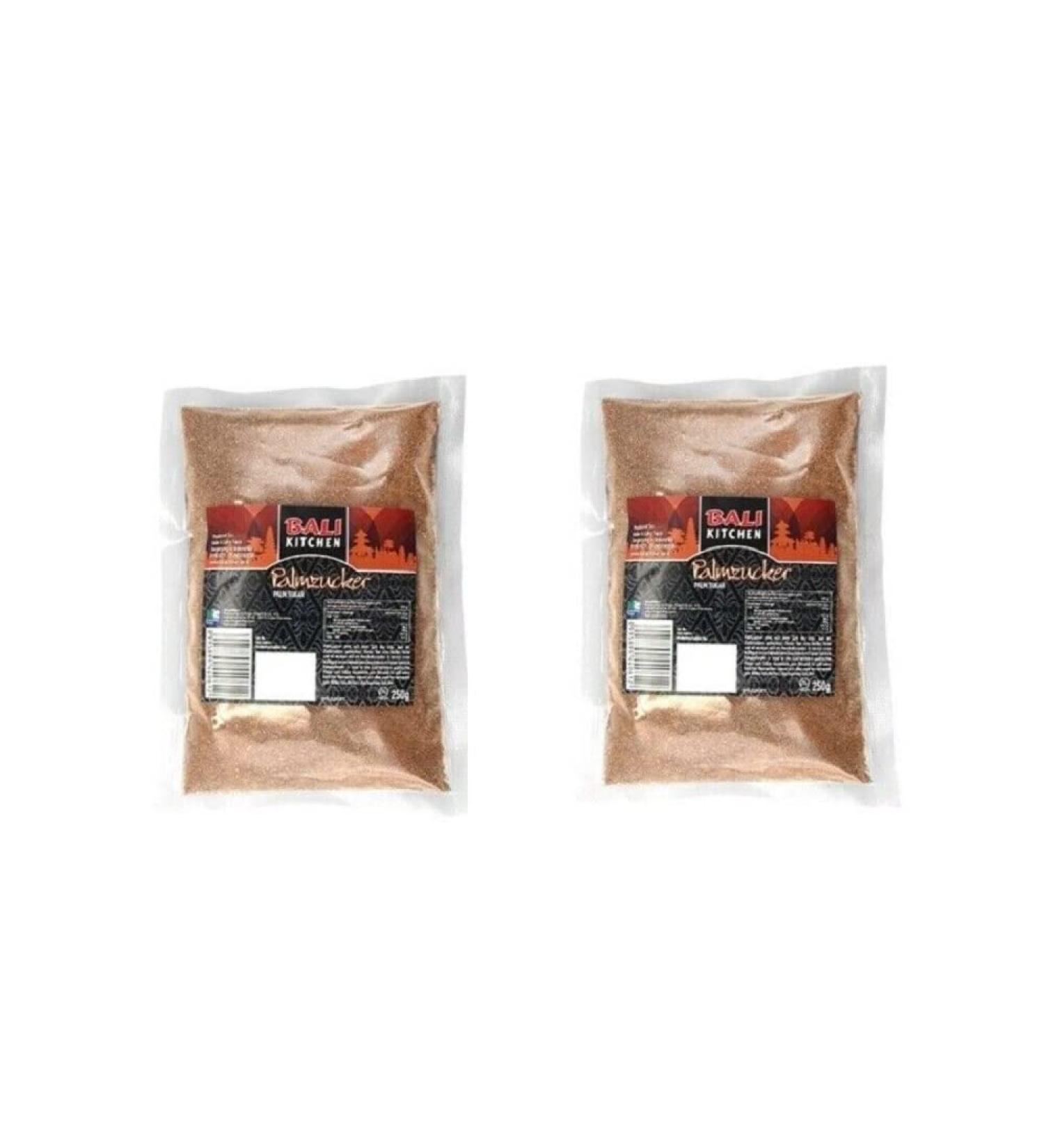 Palm sugar ground Pamai Pai Double pack: 2 x 250g ground palm sugar Bali Kitchen Thai Curry