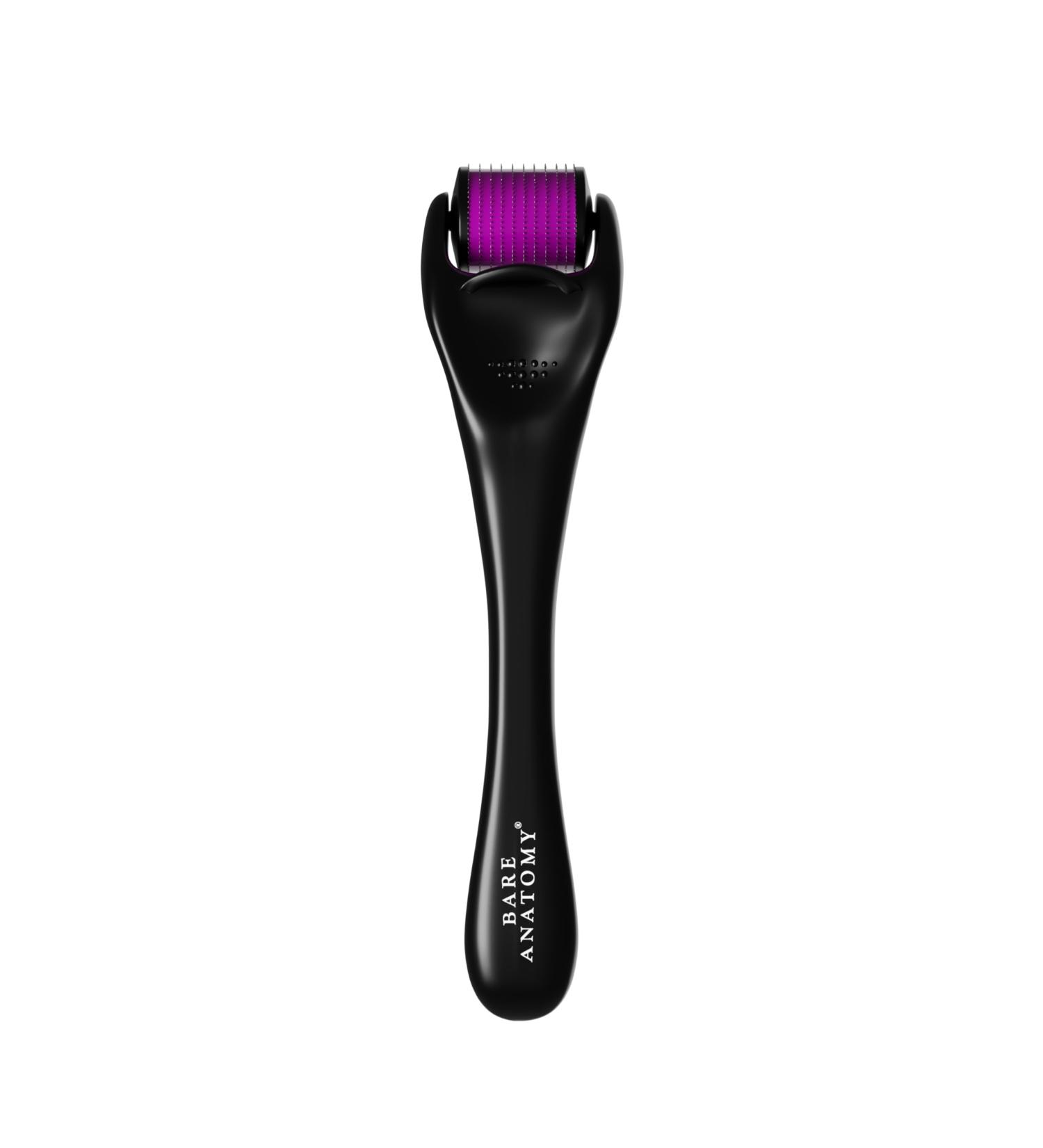 Bare Anatomy Derma Roller pour la pousse des cheveux | 0 25 mm avec 540 micro-aiguilles en titane | Stimule les follicules pileux et am liore la circulation du cuir chevelu - Buy Online on GoSupps.com