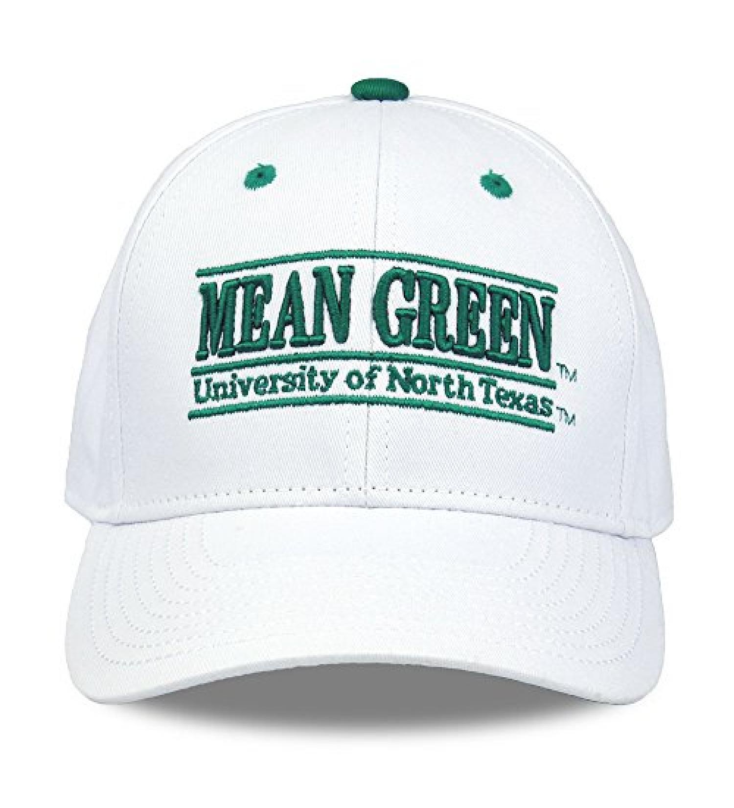 NCAA North Texas Mean Green Unisex NCAA The Game bar Design Hat, White, Adjustable